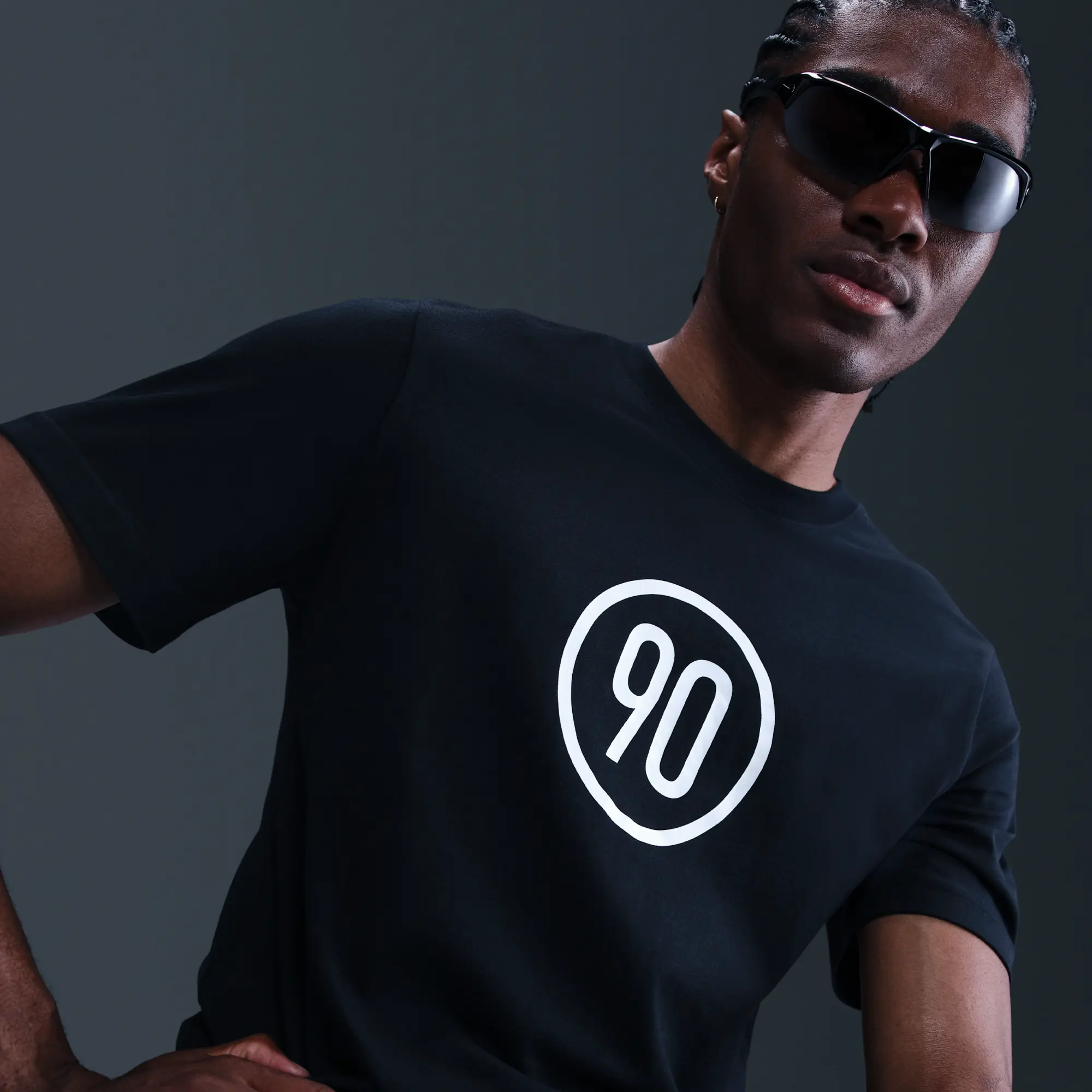 Nike Total 90 Men's Football T-Shirt - Black