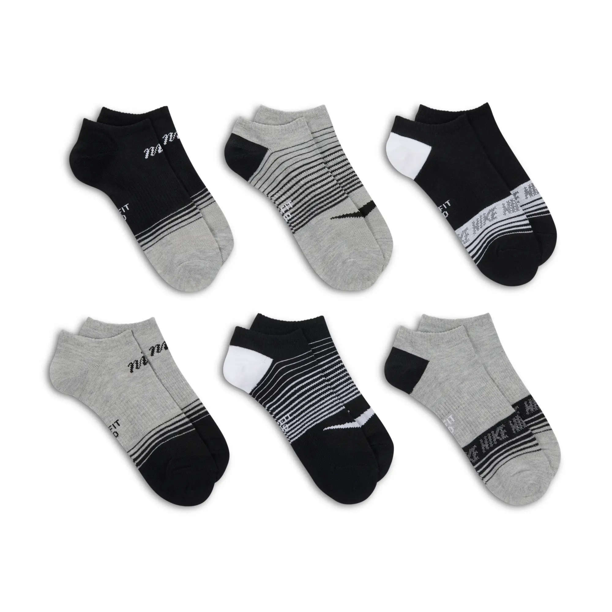 Nike Everyday No-Show Lightweight Socks - Multi-Colour