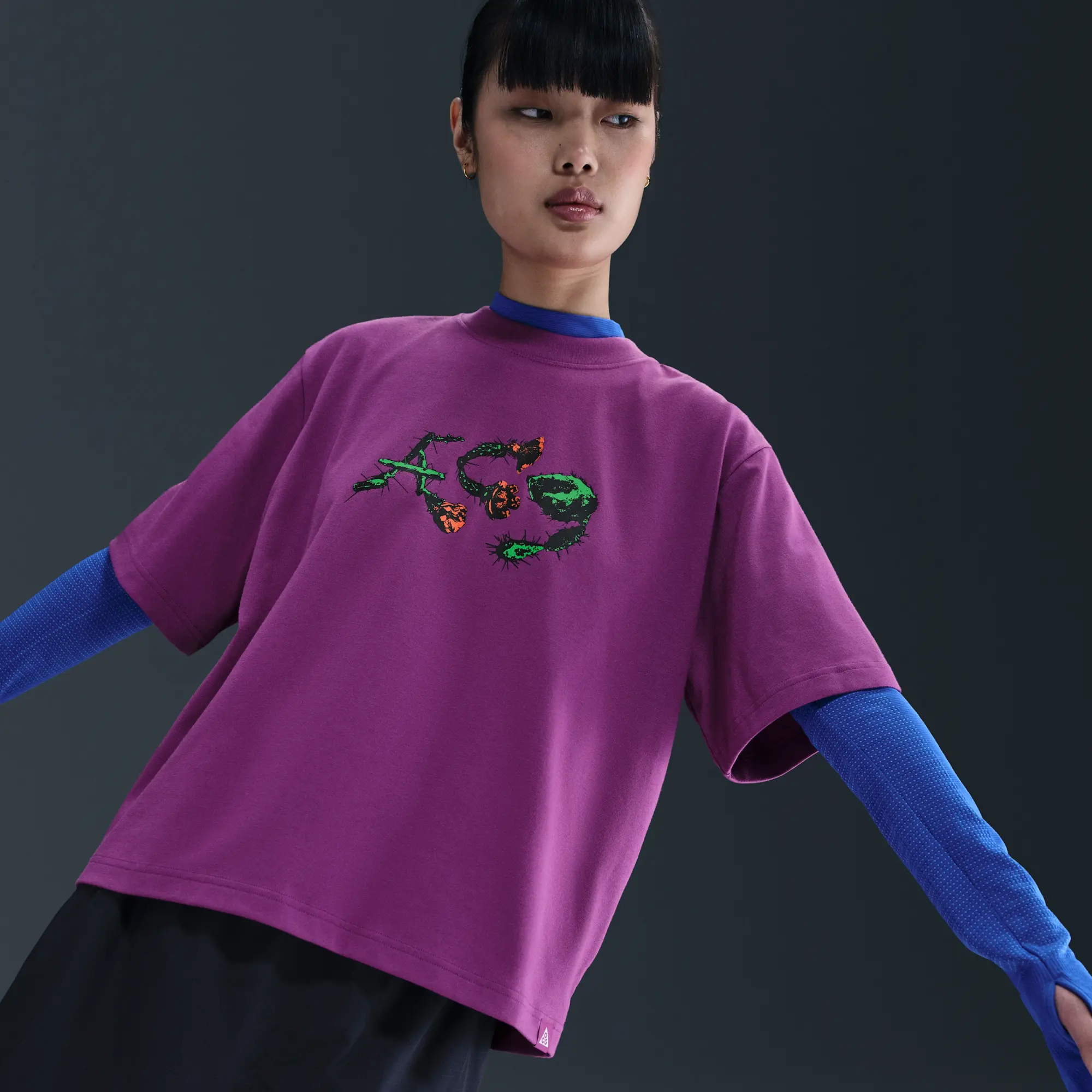 Nike ACG Women's Short-Sleeve T-Shirt - Purple - Sustainable Materials