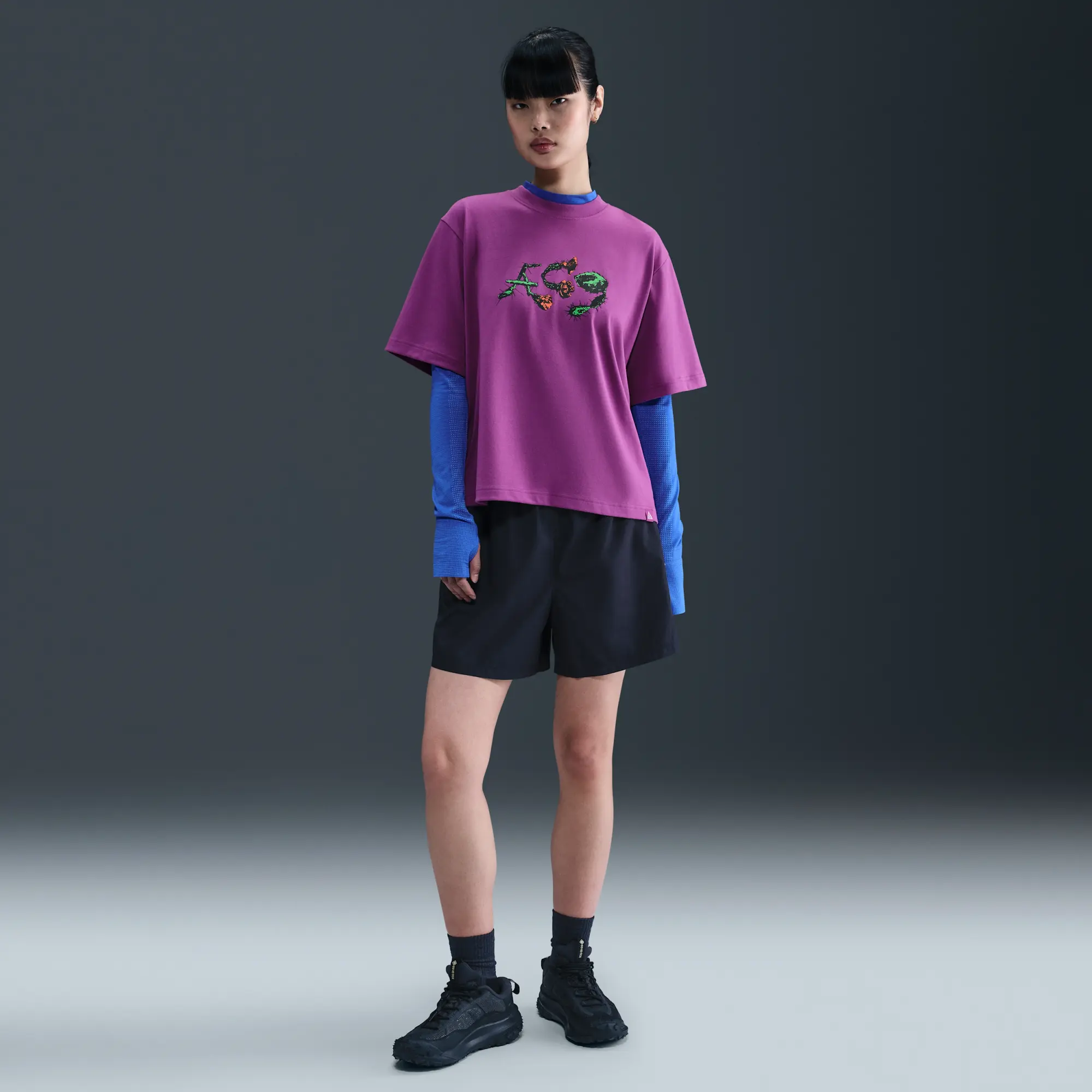 Nike ACG Women's Short-Sleeve T-Shirt - Purple - Sustainable Materials