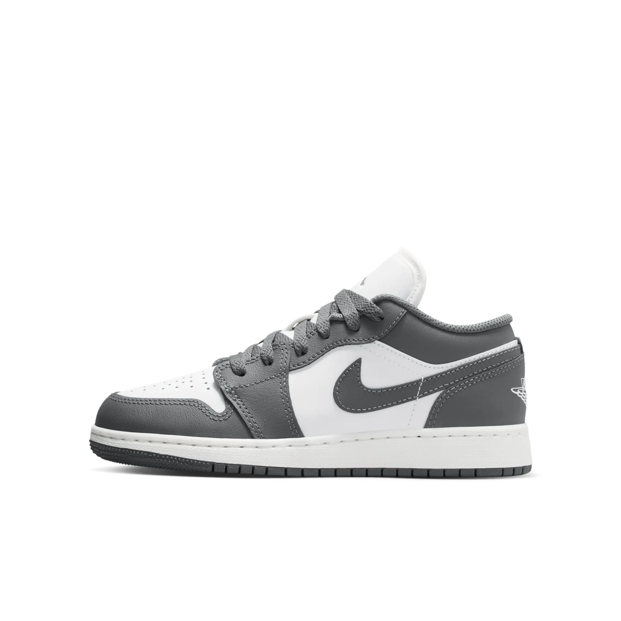 Nike Air Jordan 1 Low Older Kids' Shoes - Grey