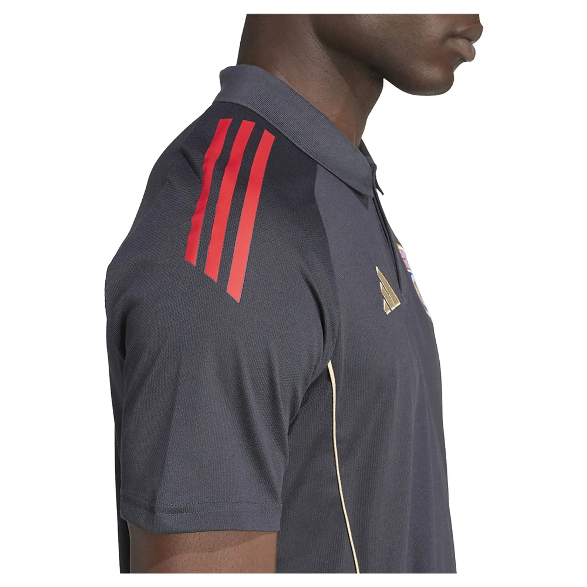 Adidas Olympique De Lyon Tiro 25 Competition Short Sleeve Polo