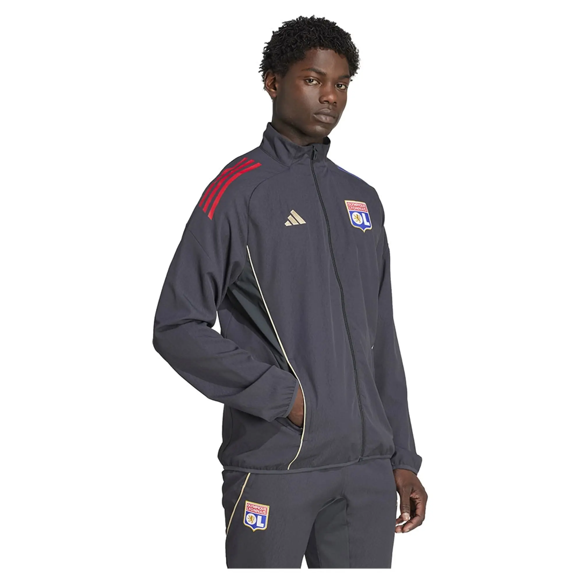 Adidas Olympique De Lyon Tiro 25/26 Competition Presentation Jacket