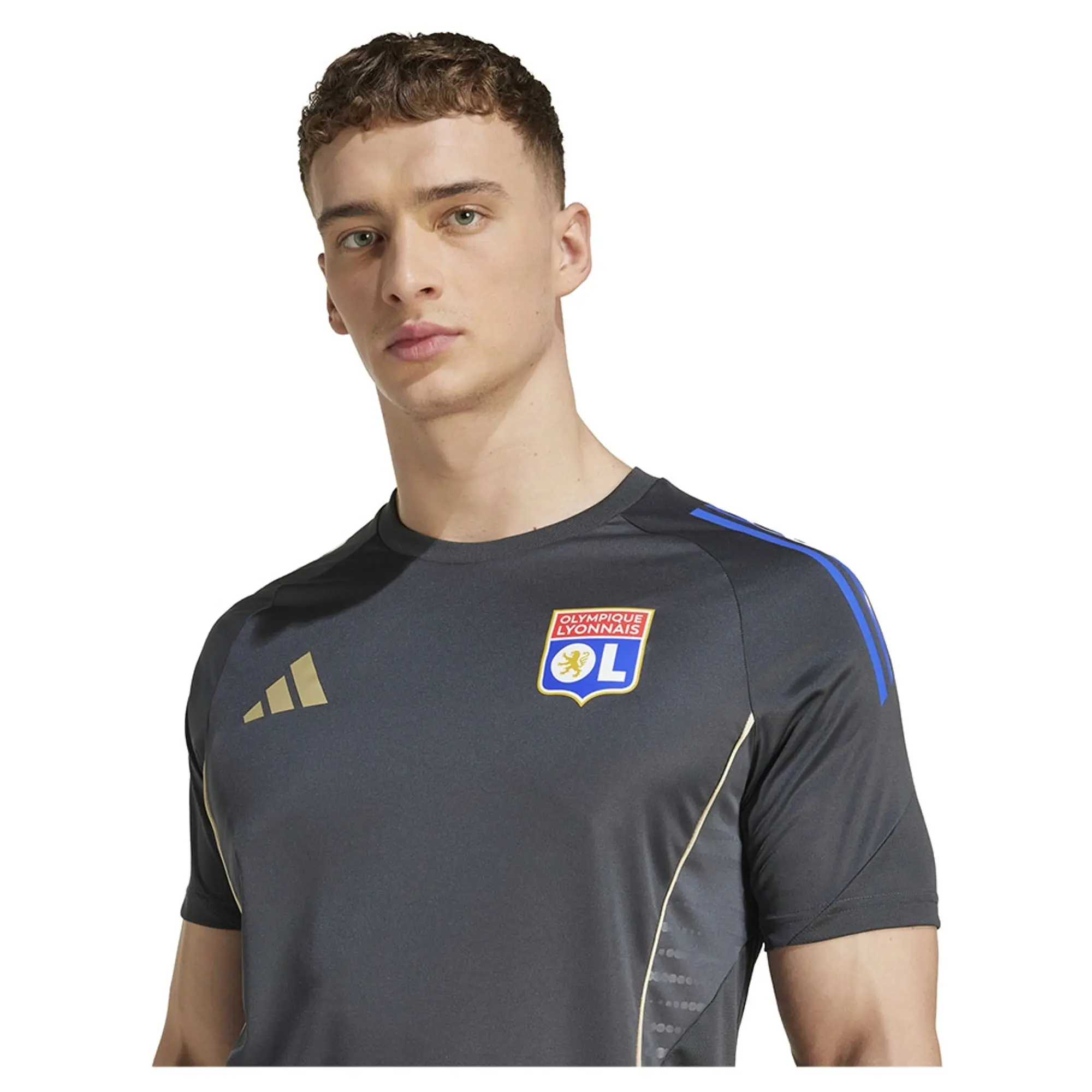 Adidas Olympique Lyonnais Tiro 25/26 Competition Training Short Sleeve T-shirt