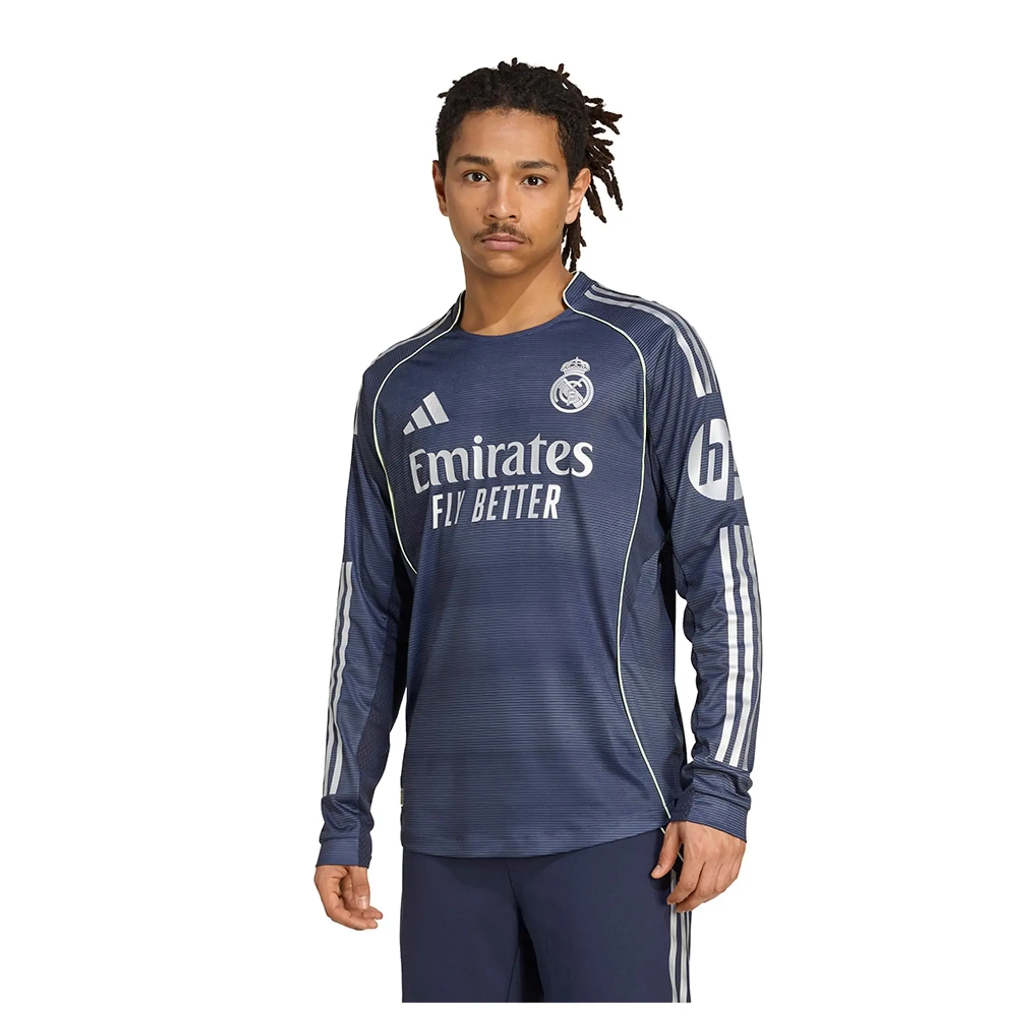 Adidas Real Madrid 25/26 Authentic Away Long Sleeve T-shirt