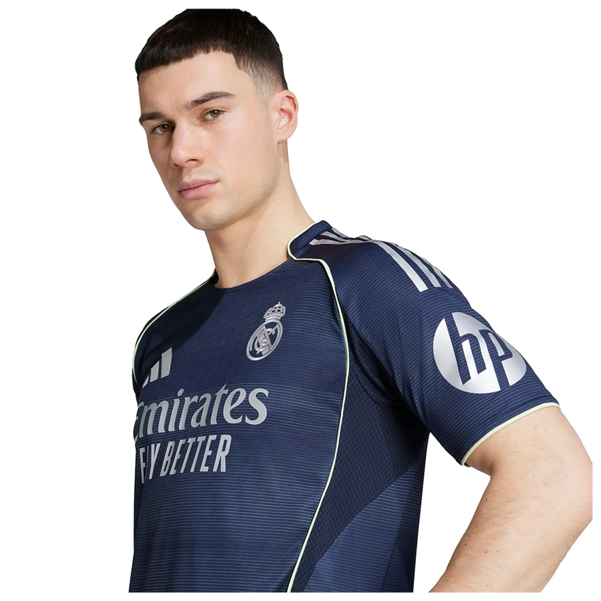 Adidas Real Madrid 25/26 Authentic Away Short Sleeve T-shirt