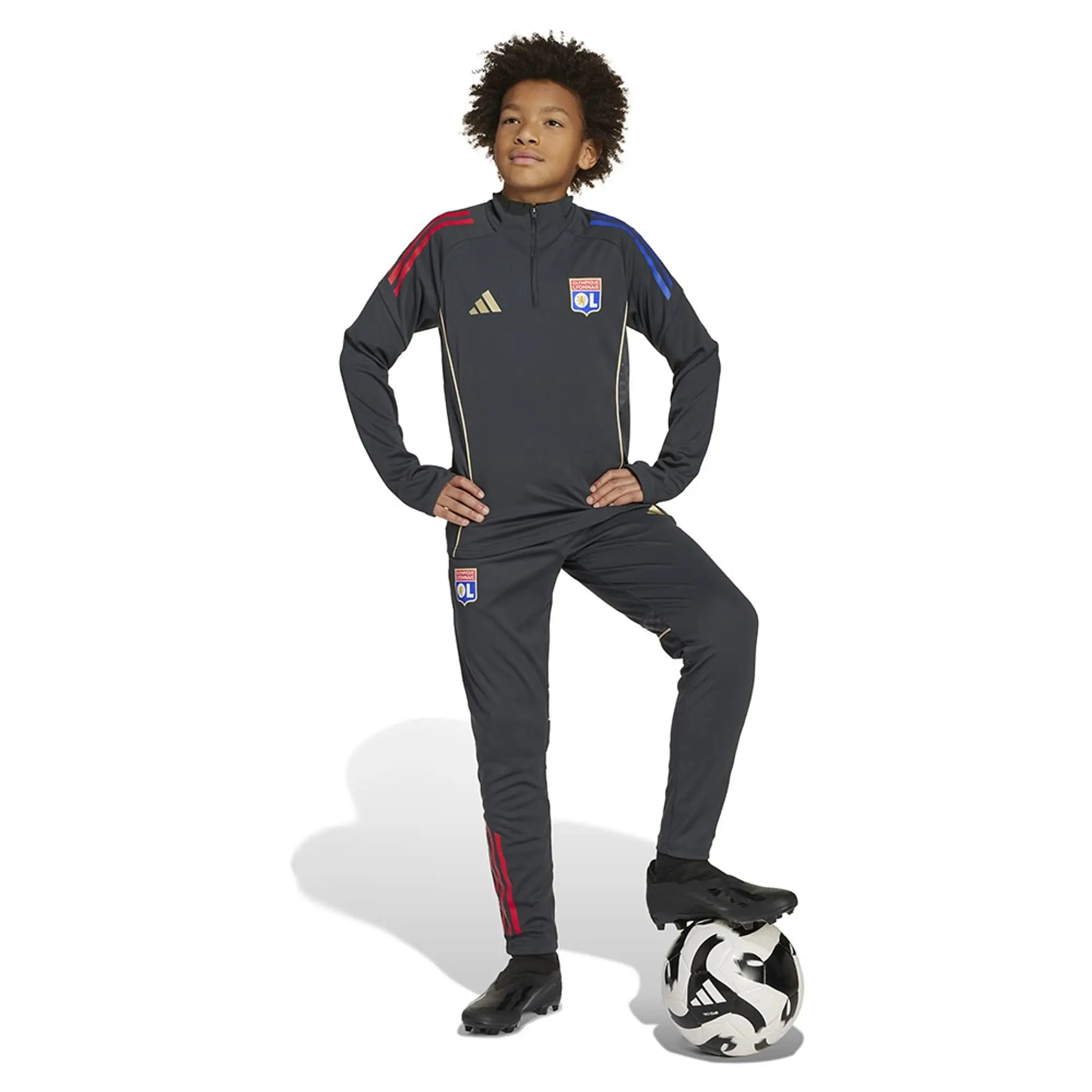 Adidas Olympique De Lyon Tiro 25/26 Competition Training Junior Tracksuit Pants