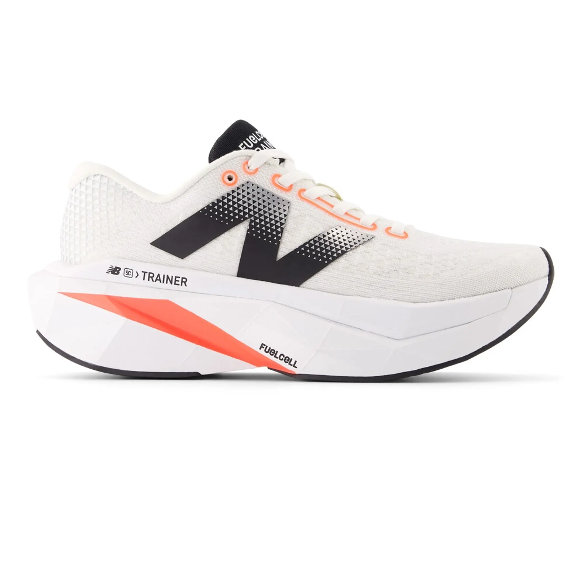 New Balance Women's FuelCell SuperComp Trainer v3 in White/Red/Black Synthetic