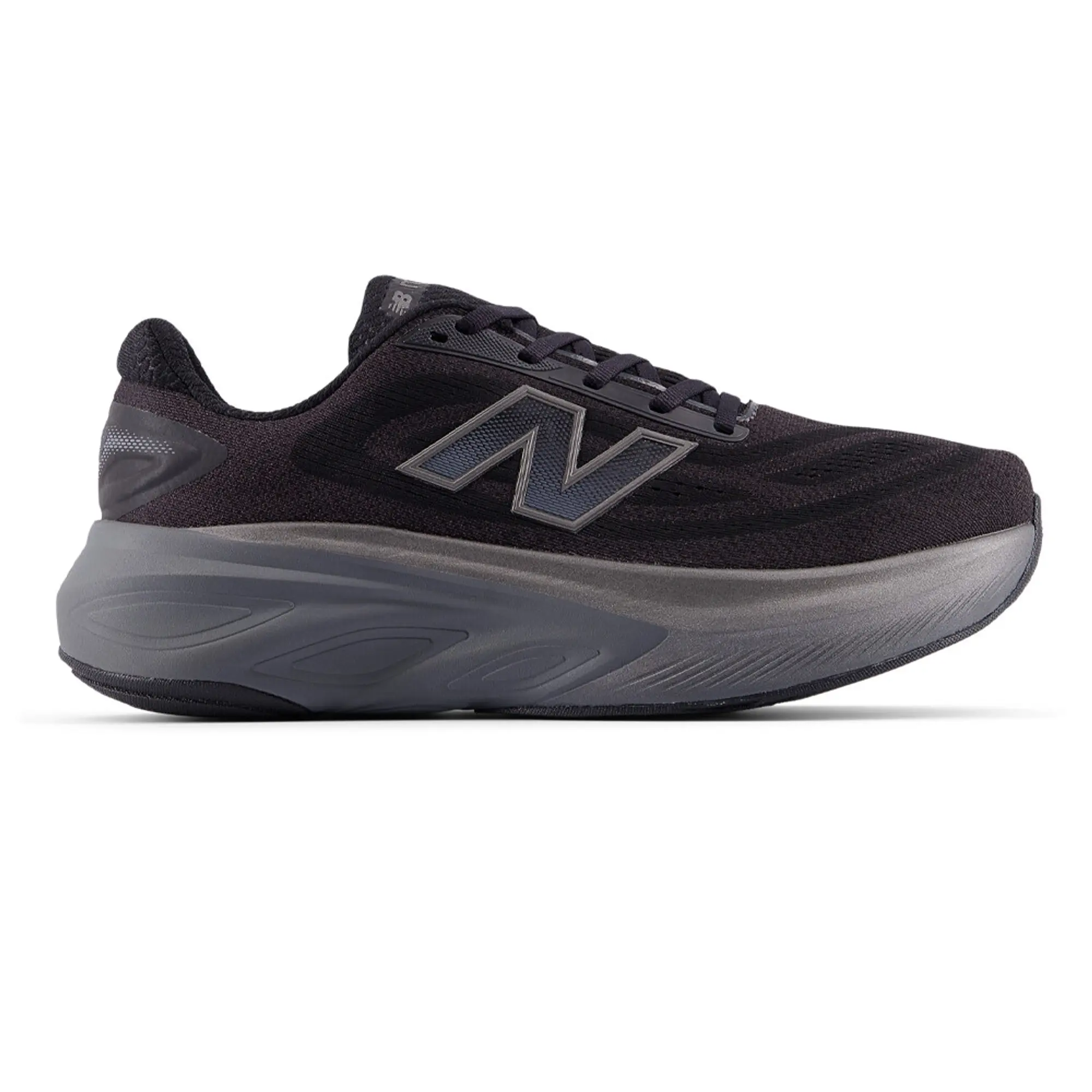 New Balance Men's Fresh Foam X More v6 in Black/Grey Synthetic