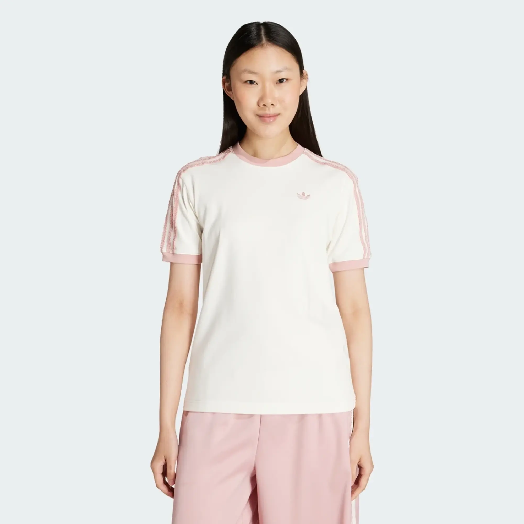 adidas adidas Originals Ruffle 3-Stripes T-Shirt