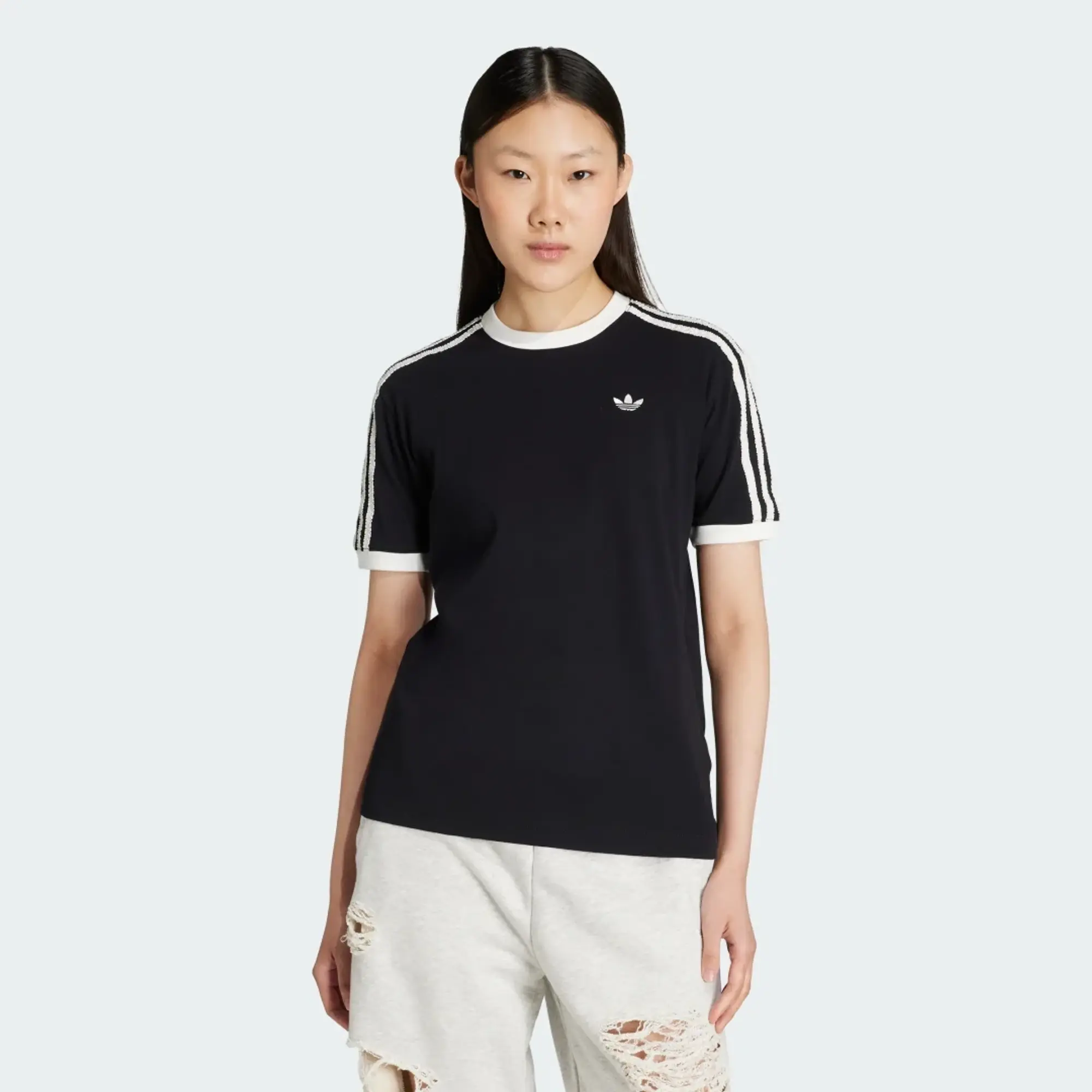 adidas adidas Originals Ruffle 3-Stripes T-Shirt