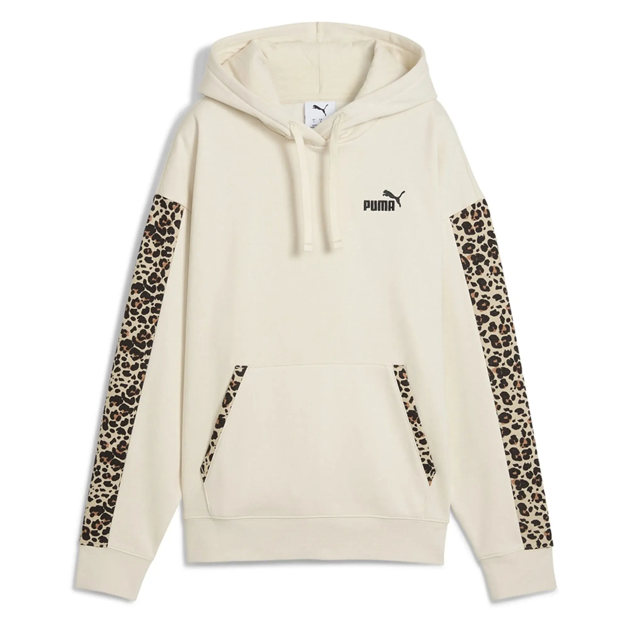PUMA Essentials Animal Print Comfort Hoodie Women, Alpine Snow