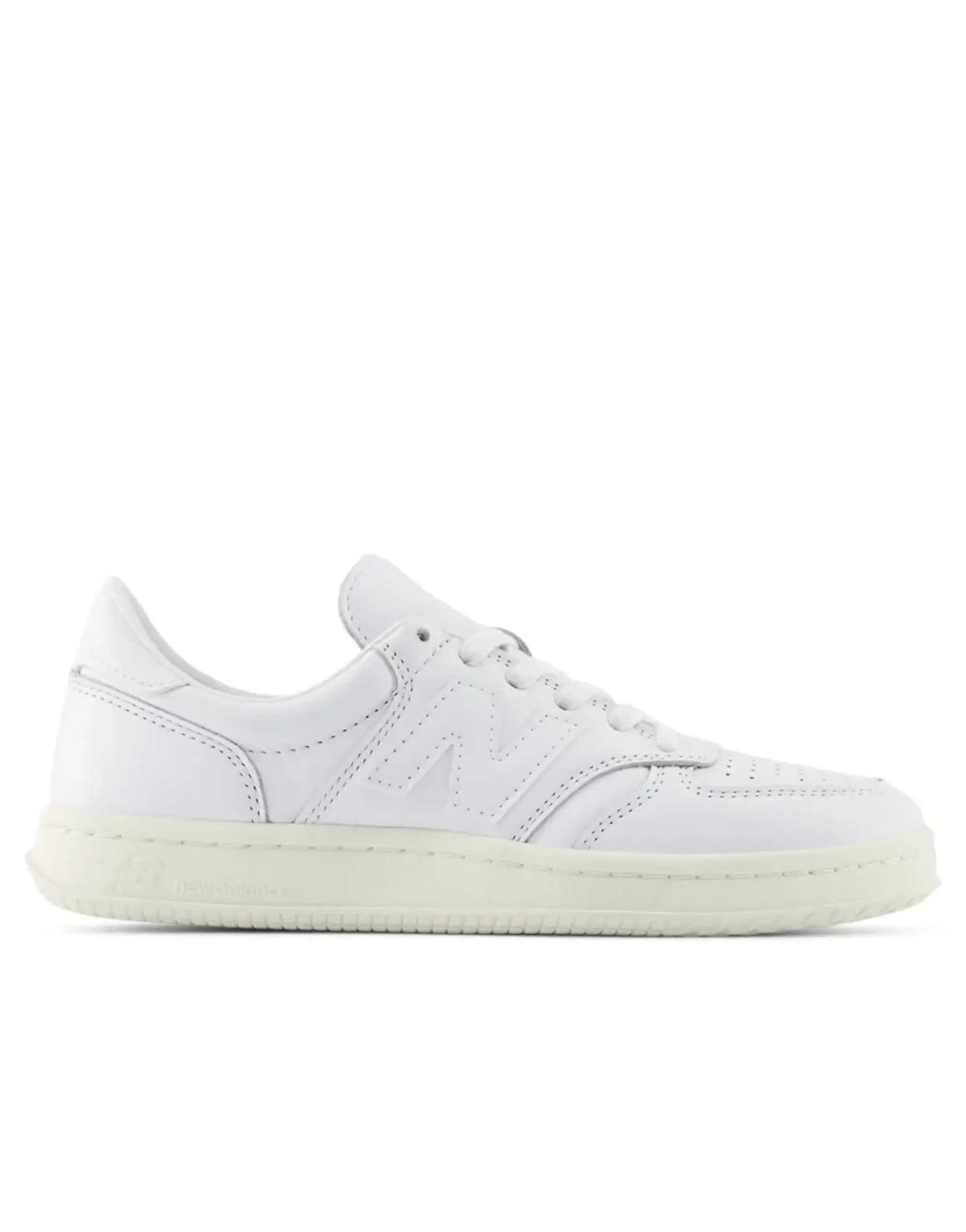 New Balance Men's T500 in White/Grey Leather