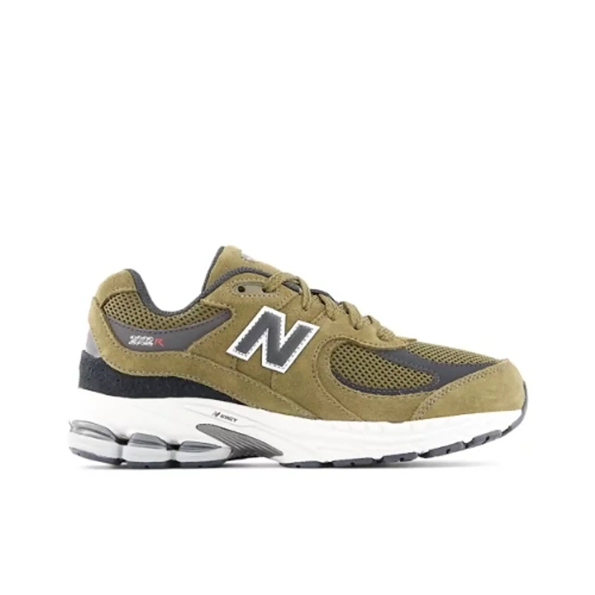 New Balance Kids' 2002 in Brown/Black Leather