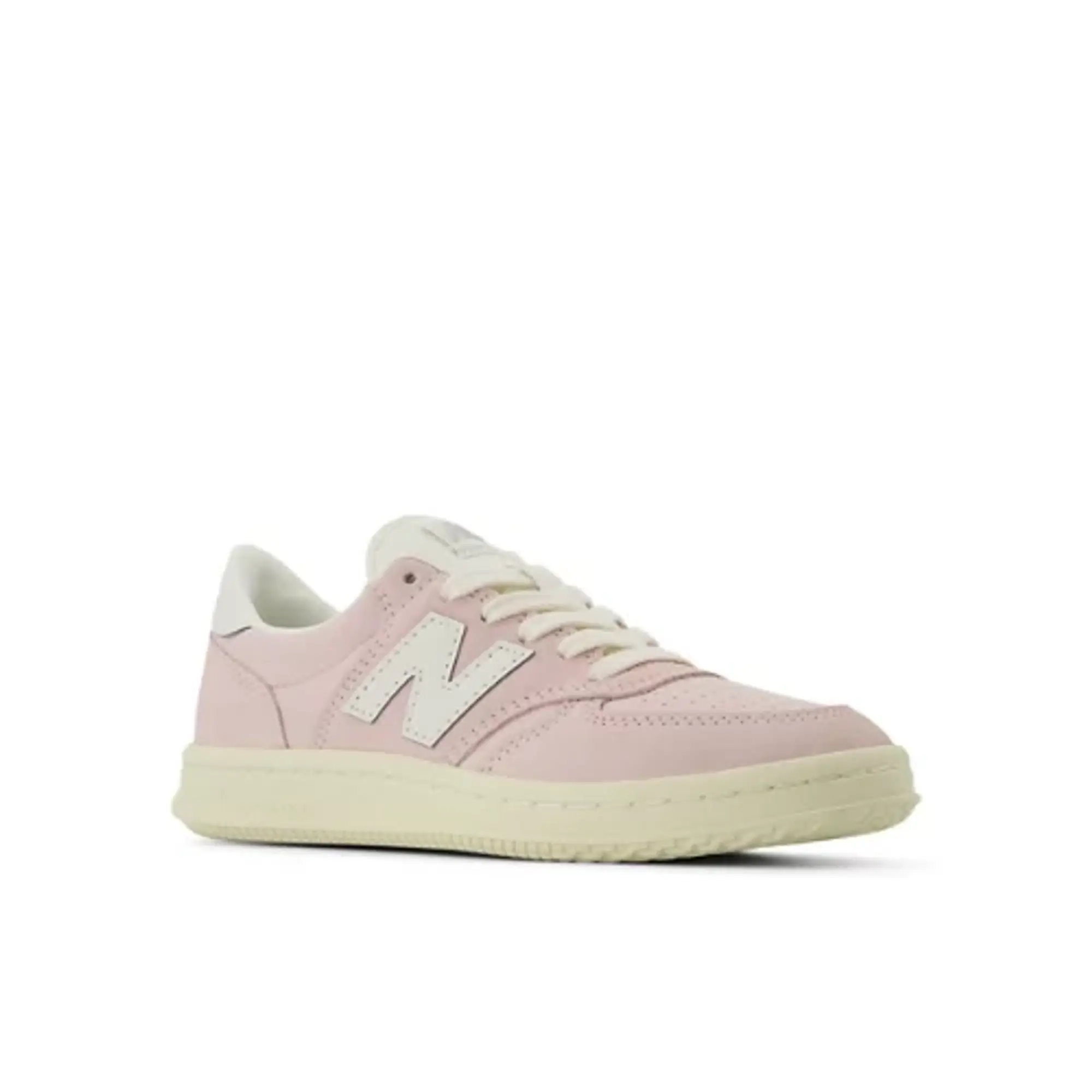 New Balance Kids' T500 in White/Pink Synthetic