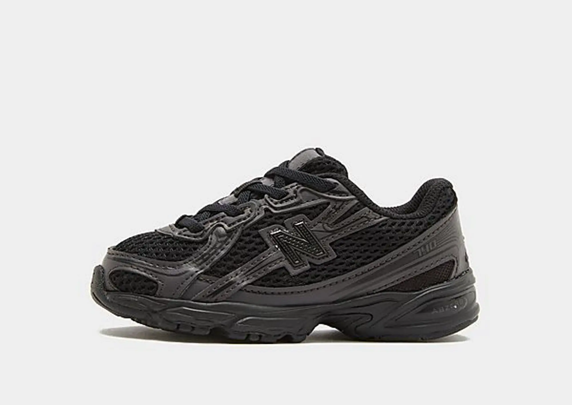New Balance Infants' 740 BUNGEE LACE in Black Synthetic