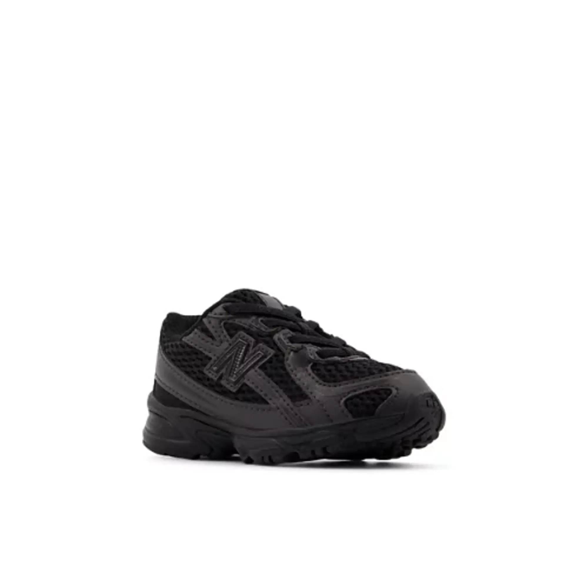 New Balance Infants' 740 BUNGEE LACE in Black Synthetic