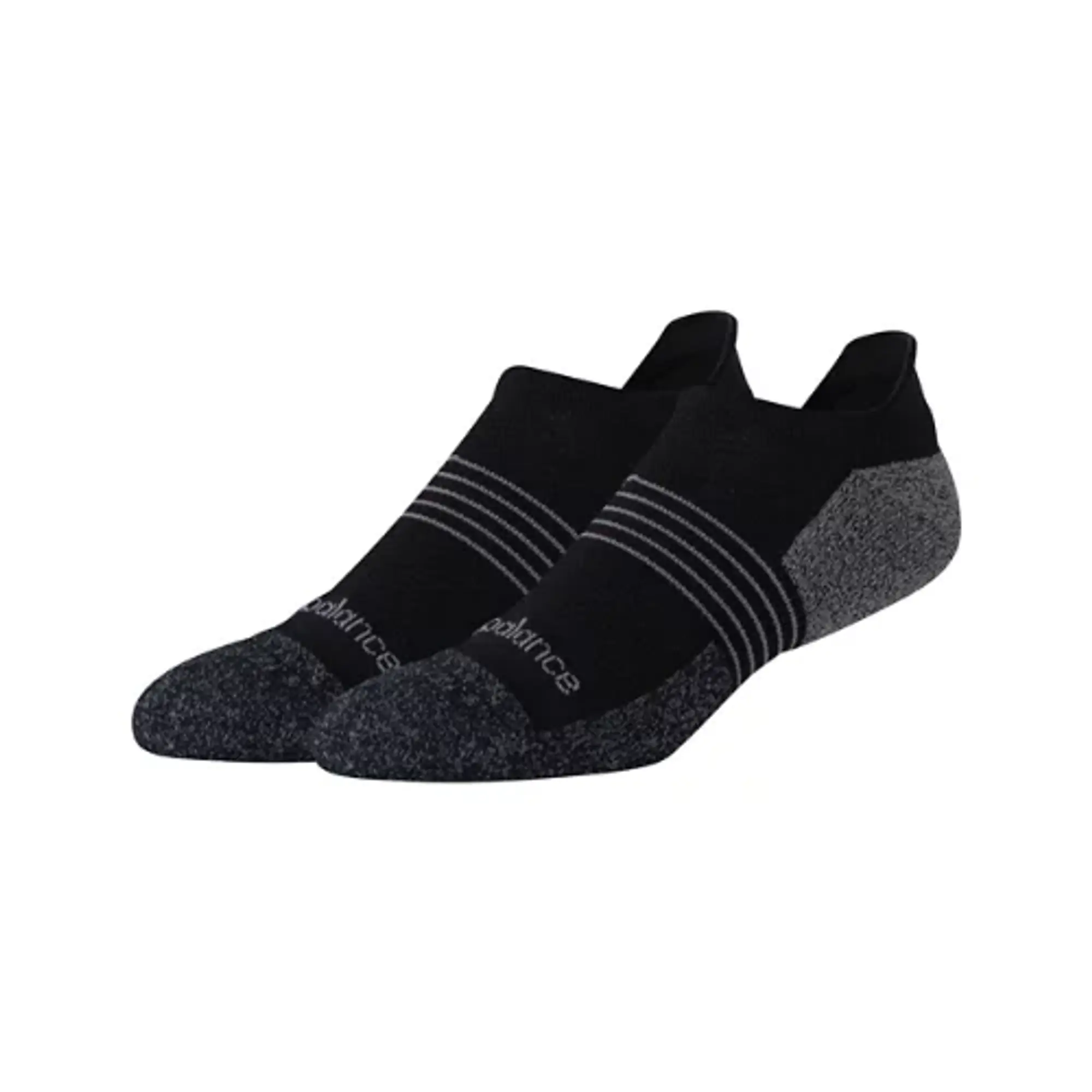 New Balance Unisex Pro Training Cushion Tab Socks 2 Pack in Black Nylon