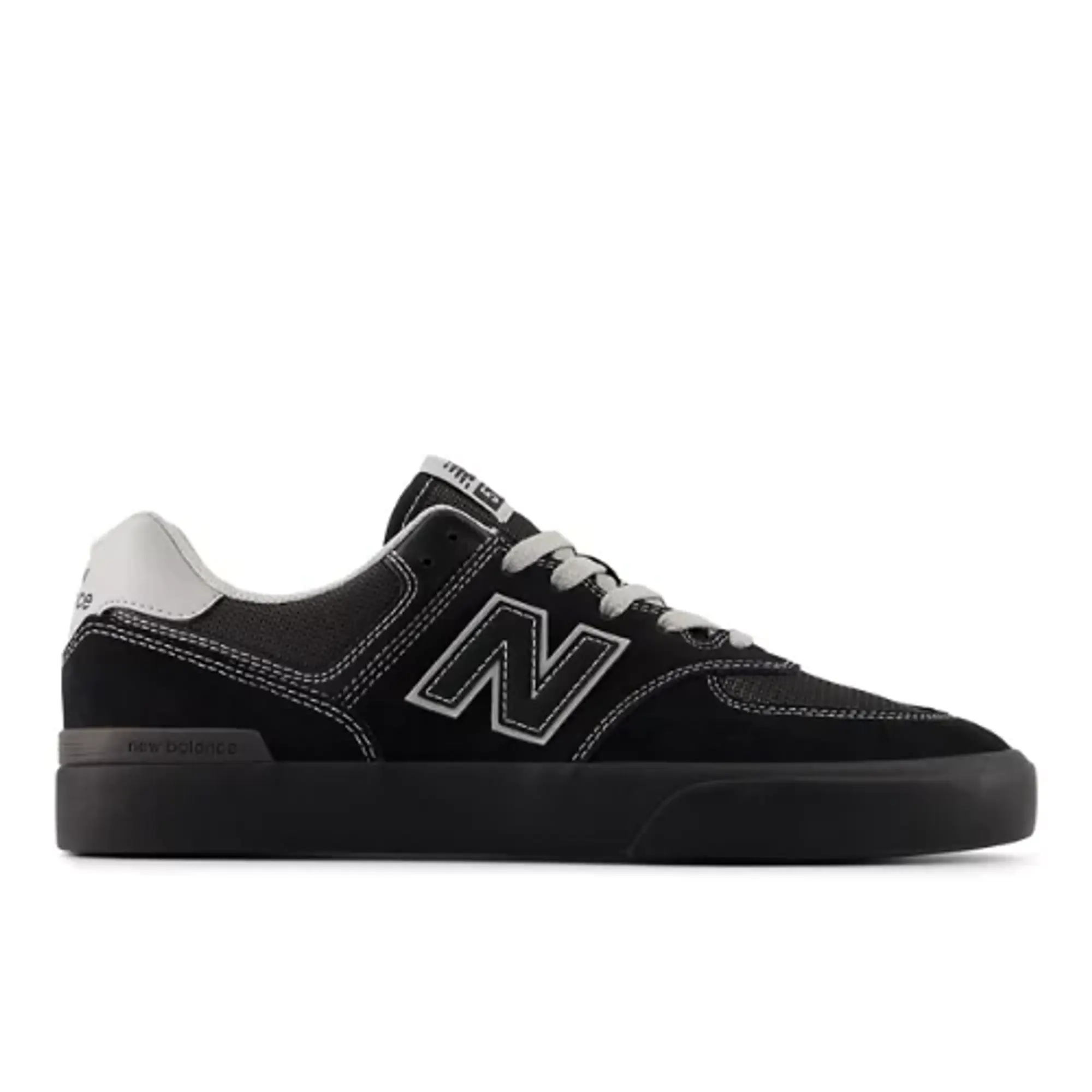 New Balance Unisex NB Numeric 574 Vulc in Black/Grey Suede/Mesh