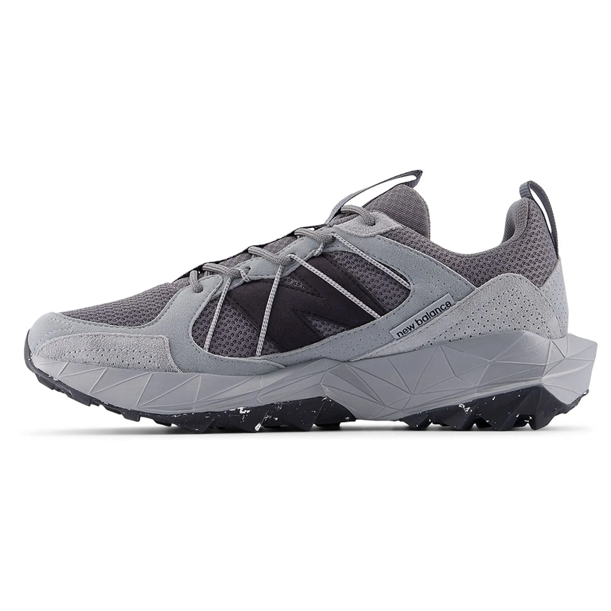 New Balance Men's Tektrel in Grey/Black Textile