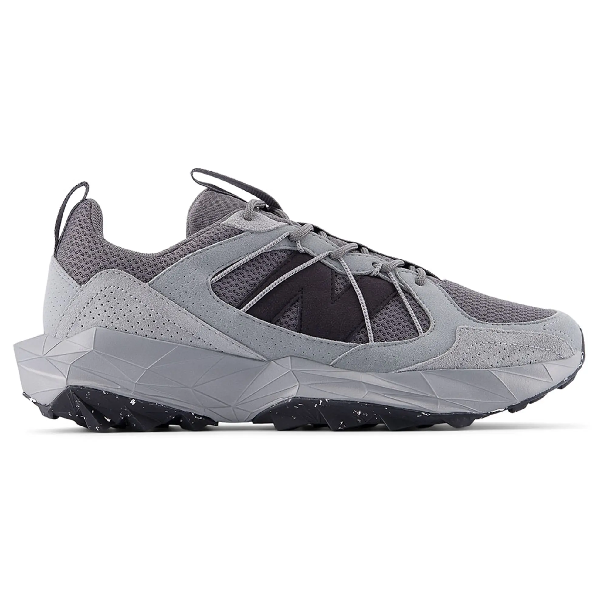 New Balance Men's Tektrel in Grey/Black Textile