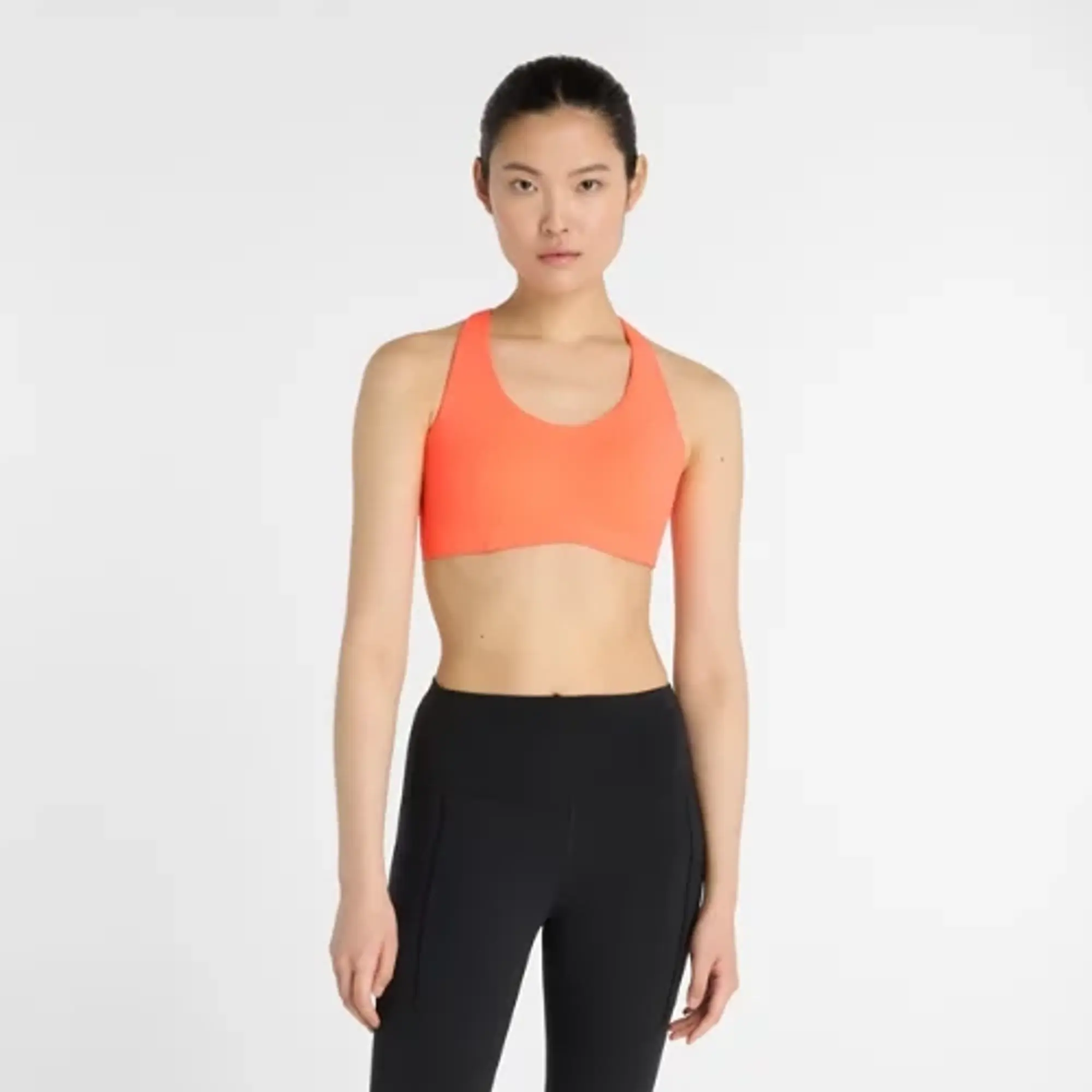 New Balance Women's NB RC Bra in Red Poly Knit