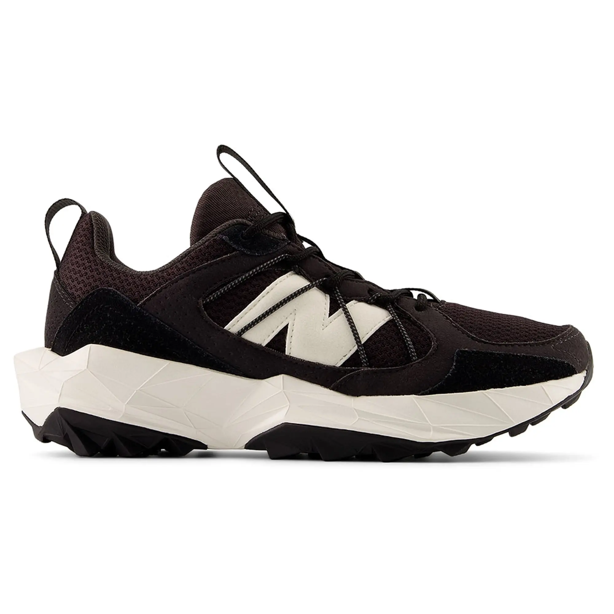 New Balance Women's Tektrel in Black/White Textile