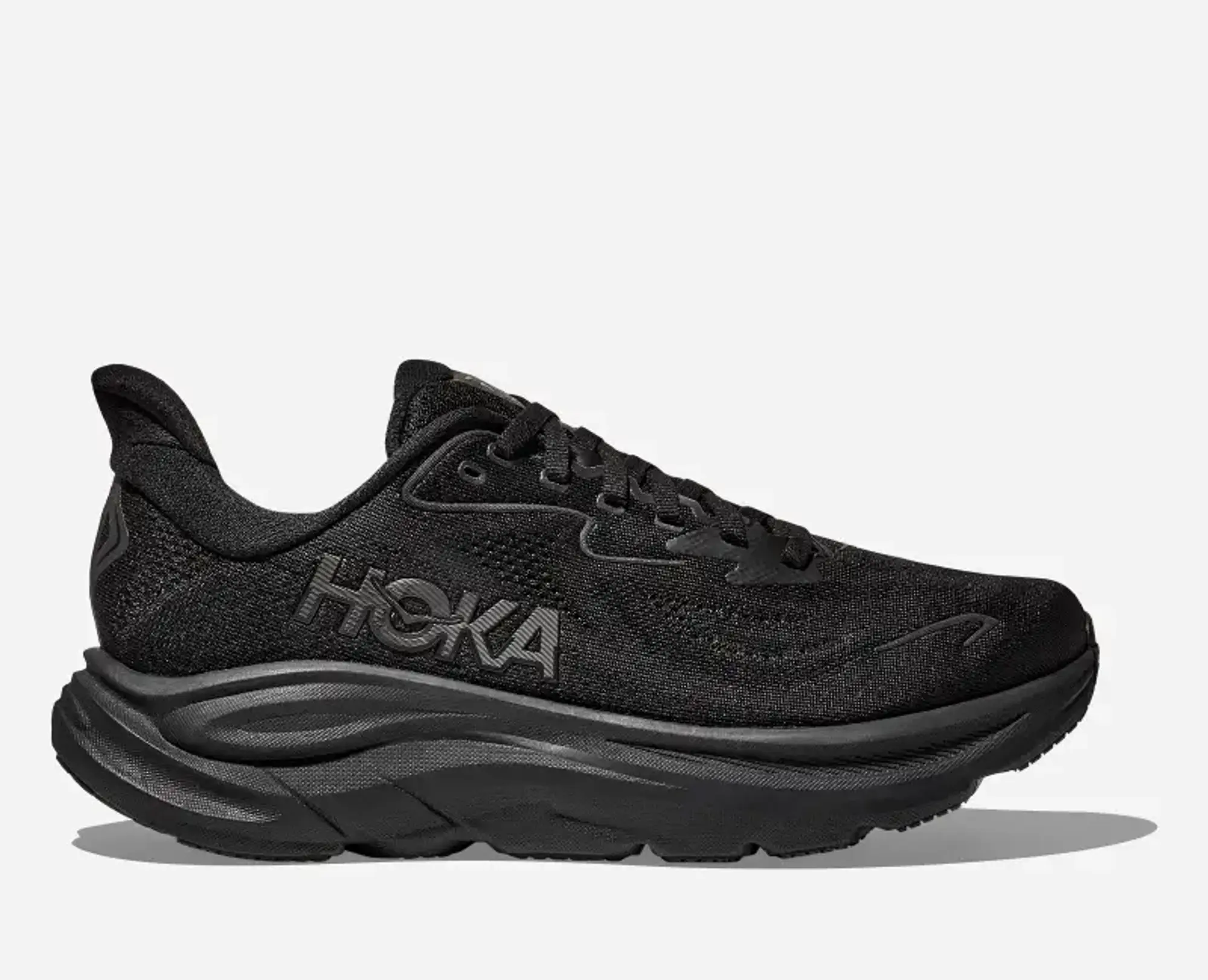 Hoka Women's Clifton 10 Road Running Shoes In Black