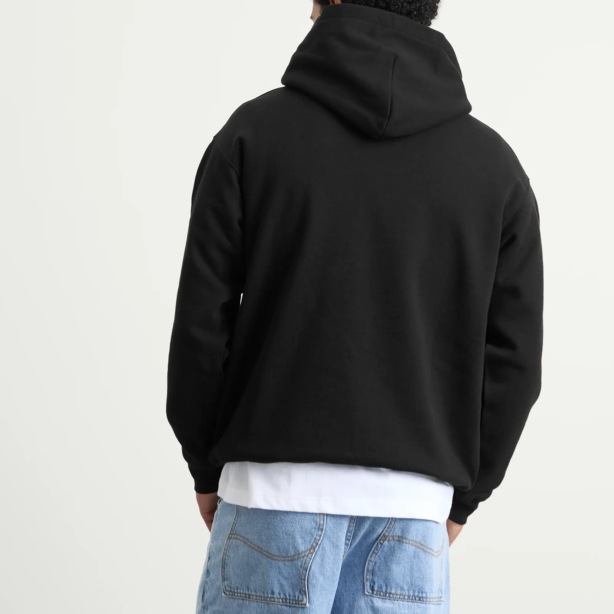 Dime Men's Cursive Small Logo Hoodie Black