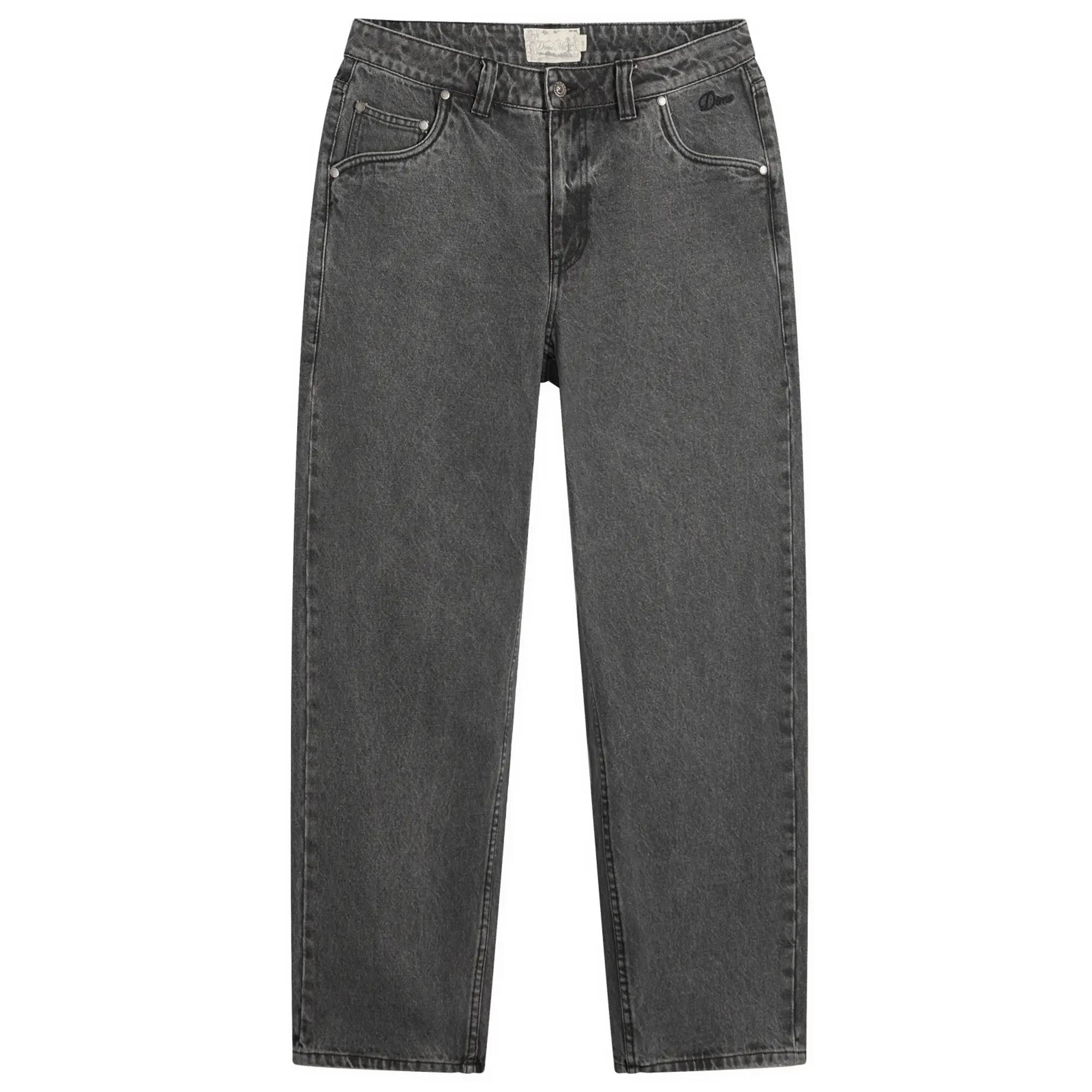 Dime Men's Classic Relaxed Denim Pants Faded Black