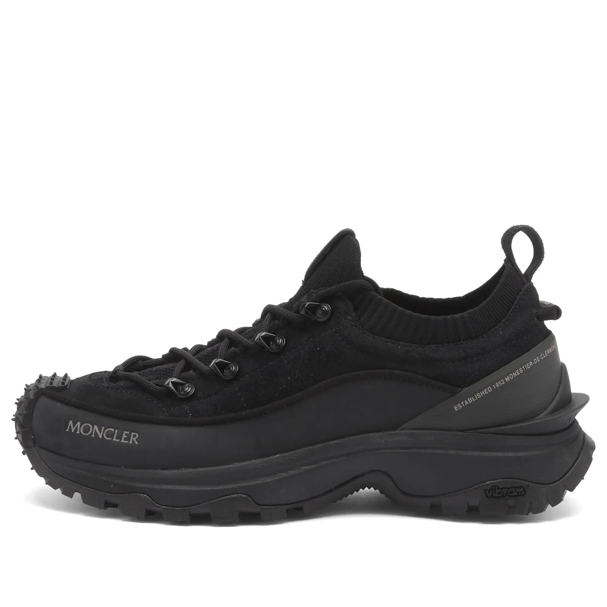 Moncler Women's Trailgrip Lite 3 Low Top Sneakers Black