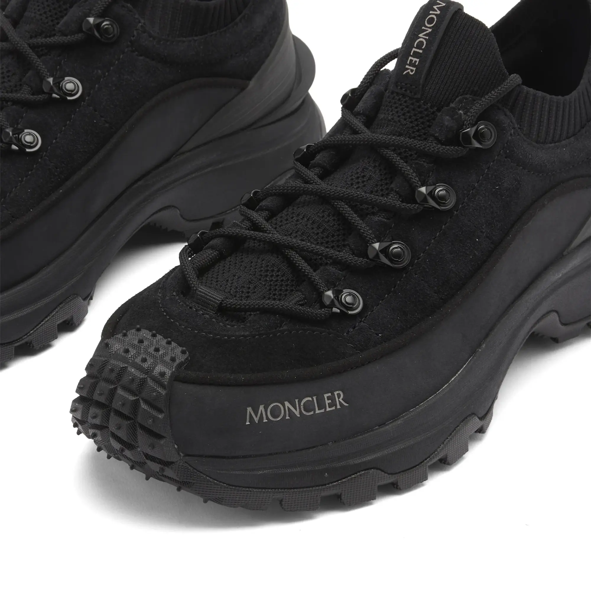 Moncler Women's Trailgrip Lite 3 Low Top Sneakers Black