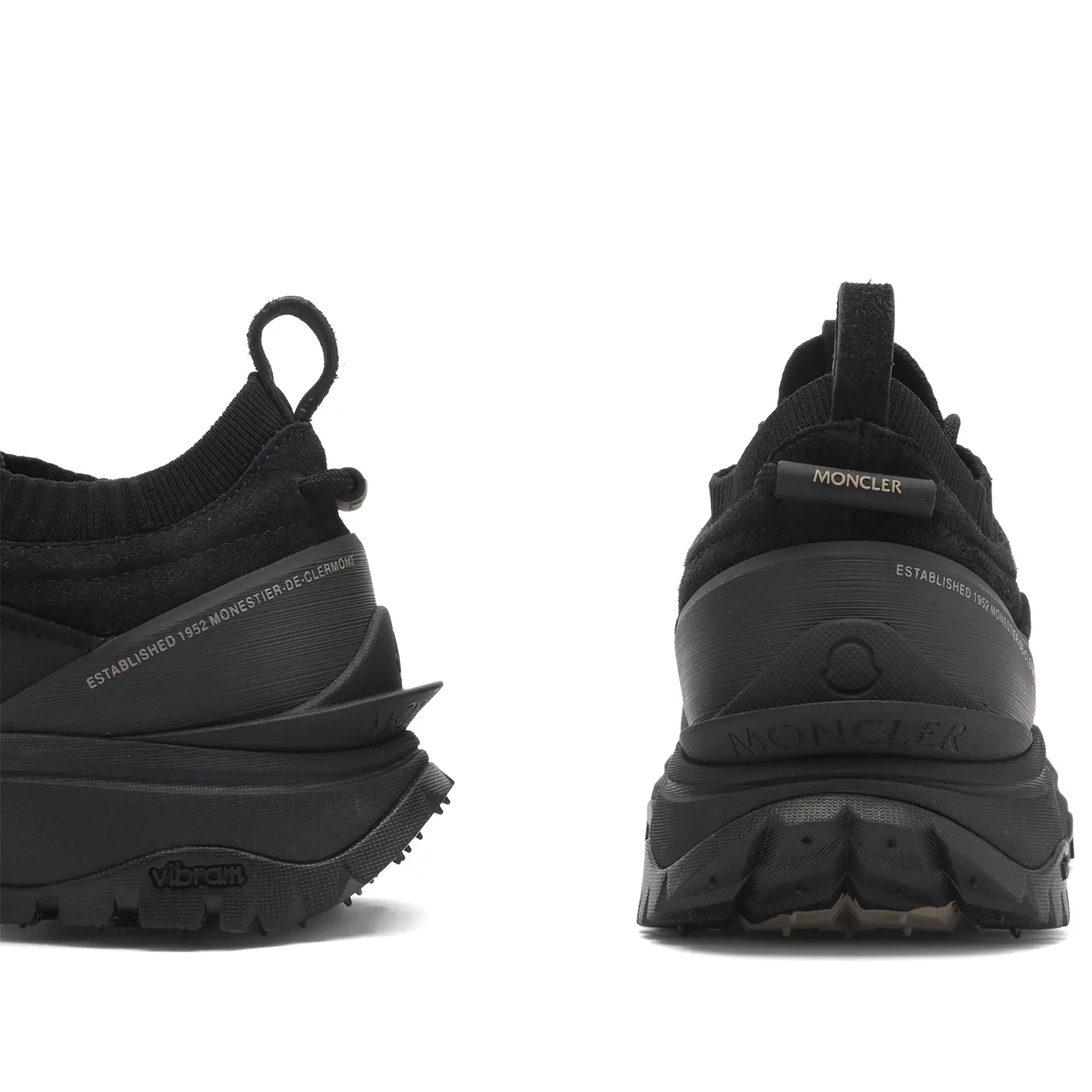 Moncler Women's Trailgrip Lite 3 Low Top Sneakers Black