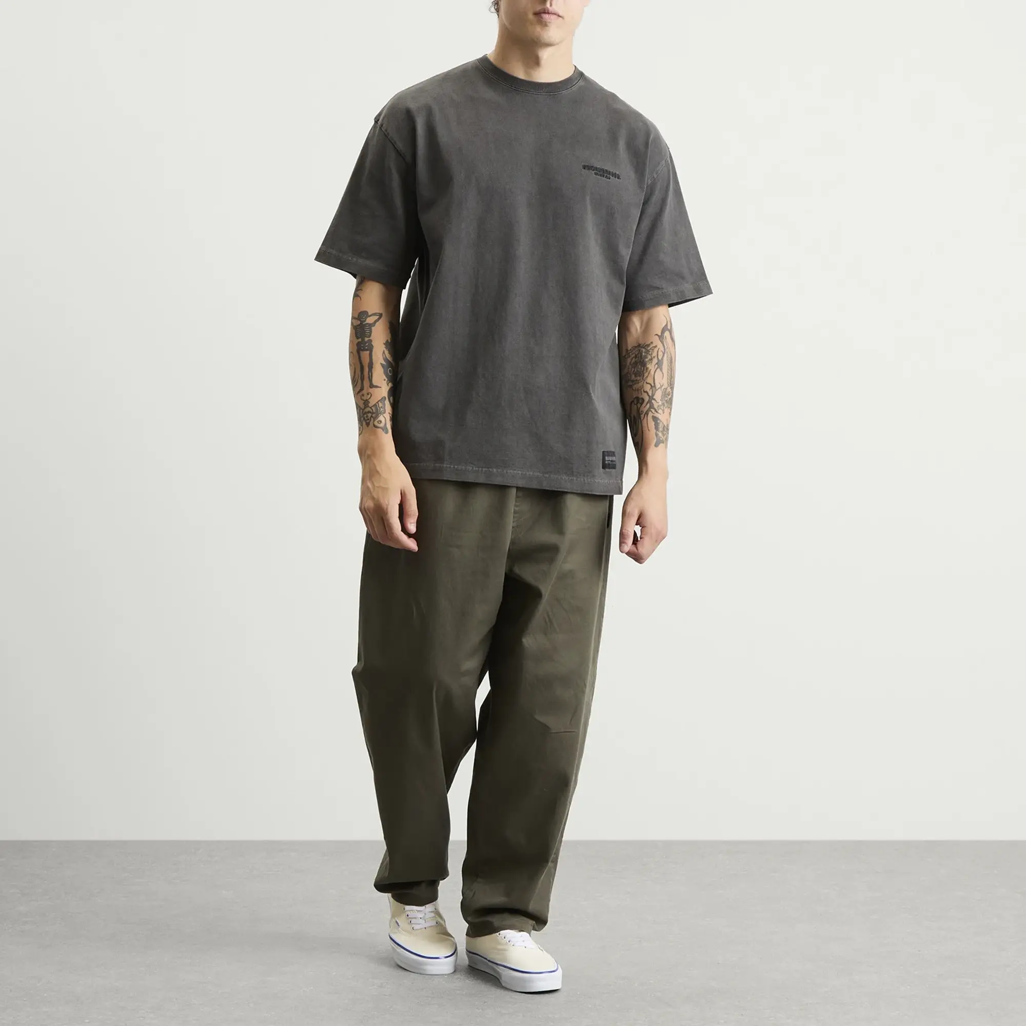 Neighborhood Men's Pigment Dyed T-Shirt Black