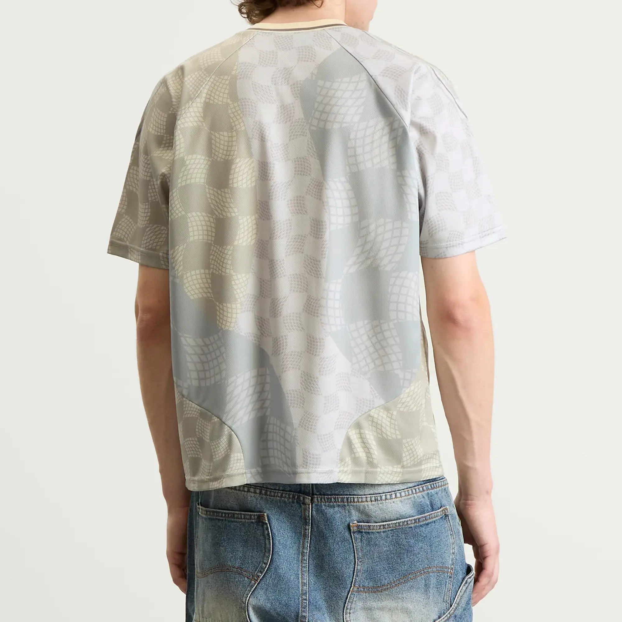 Dime Men's Checkered Home Jersey Cream