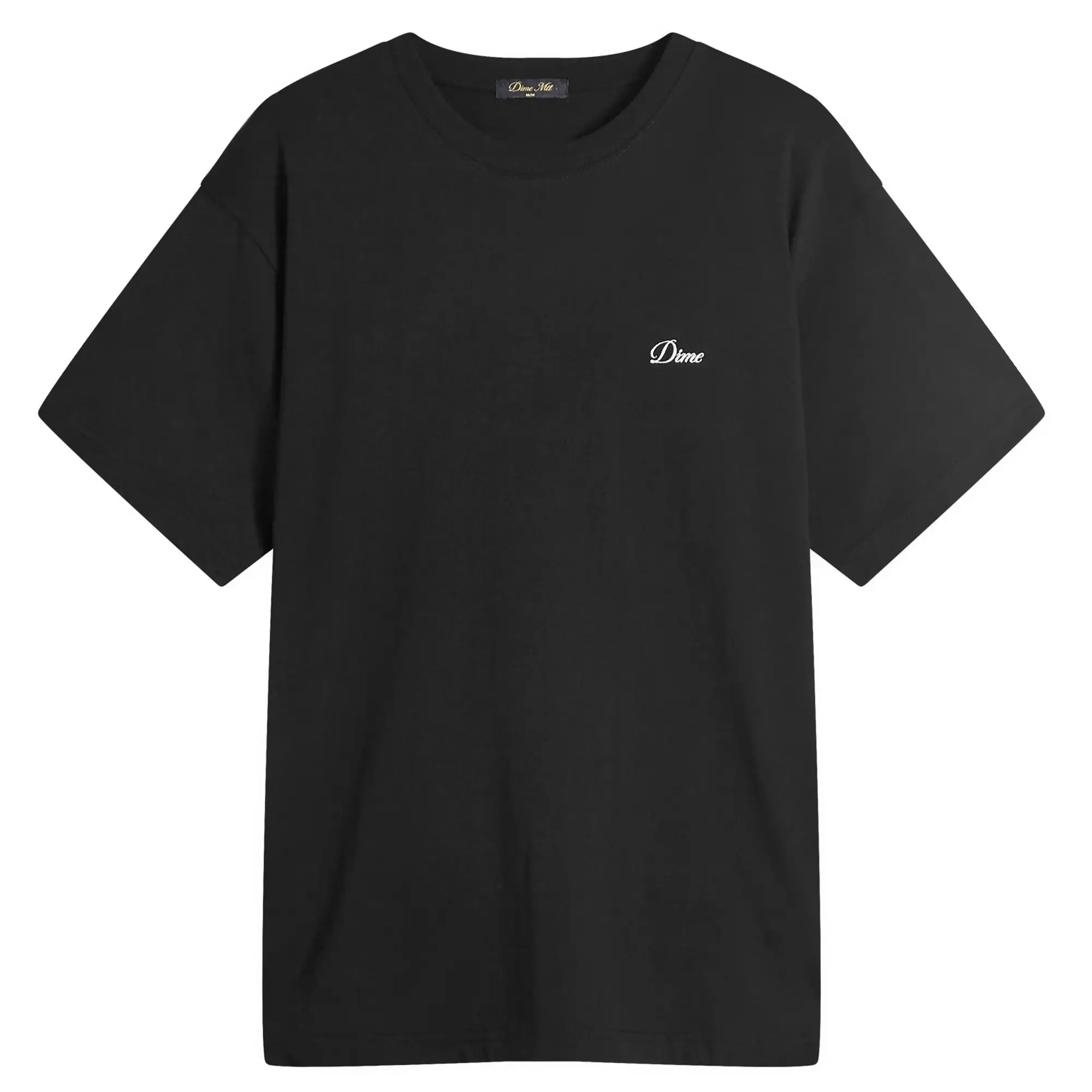 Dime Men's Cursive Small Logo T-Shirt Black