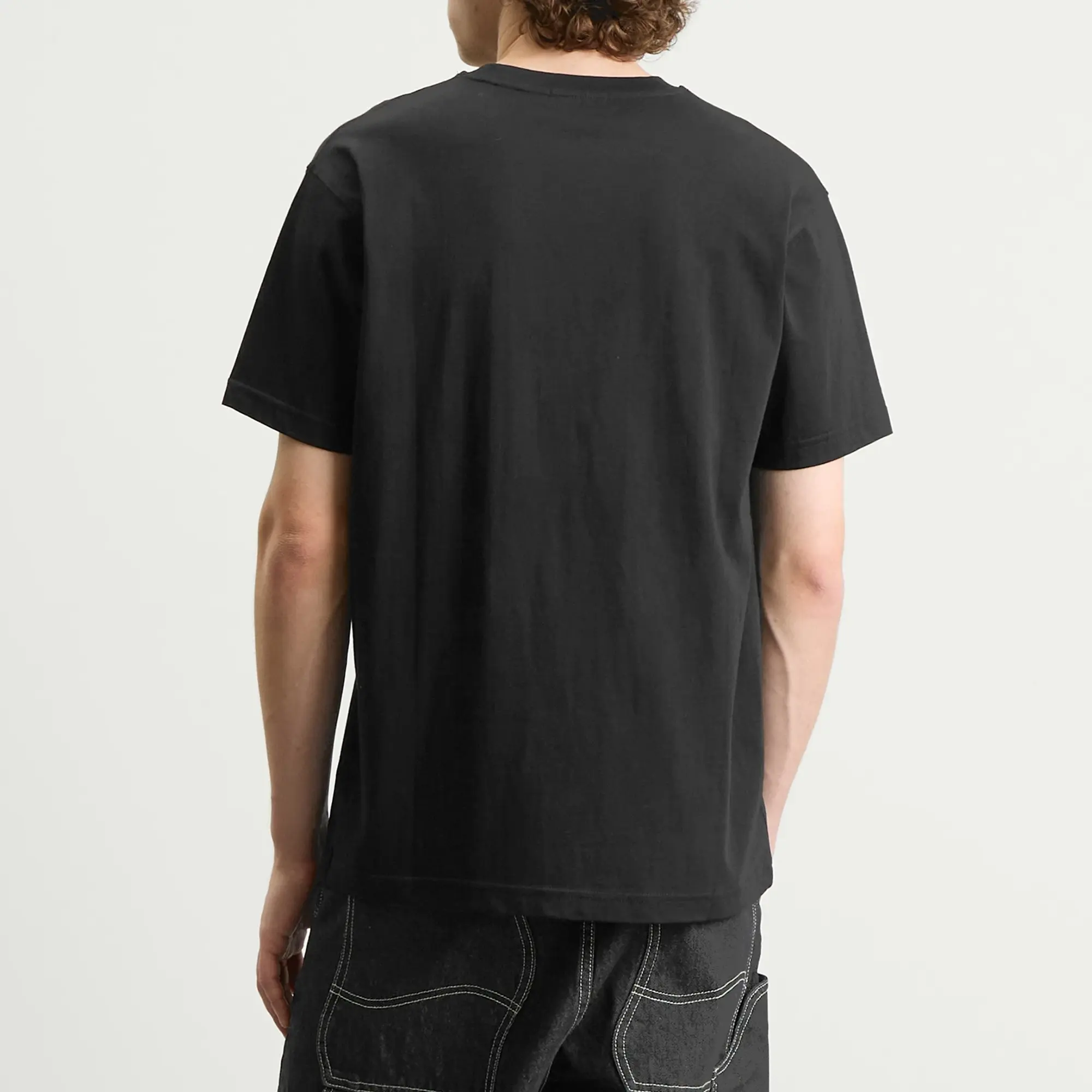 Dime Men's Cursive Small Logo T-Shirt Black