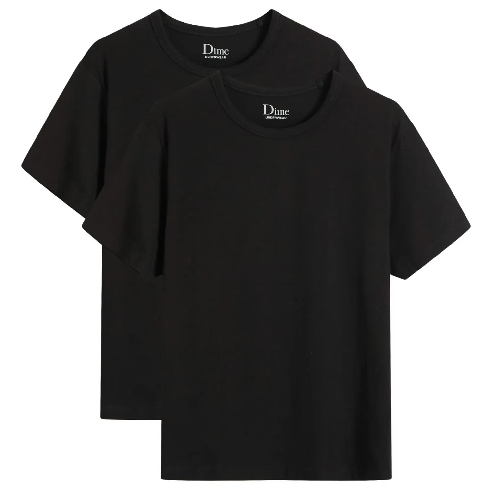 Dime Men's Classic 2 Pack T-Shirts Black