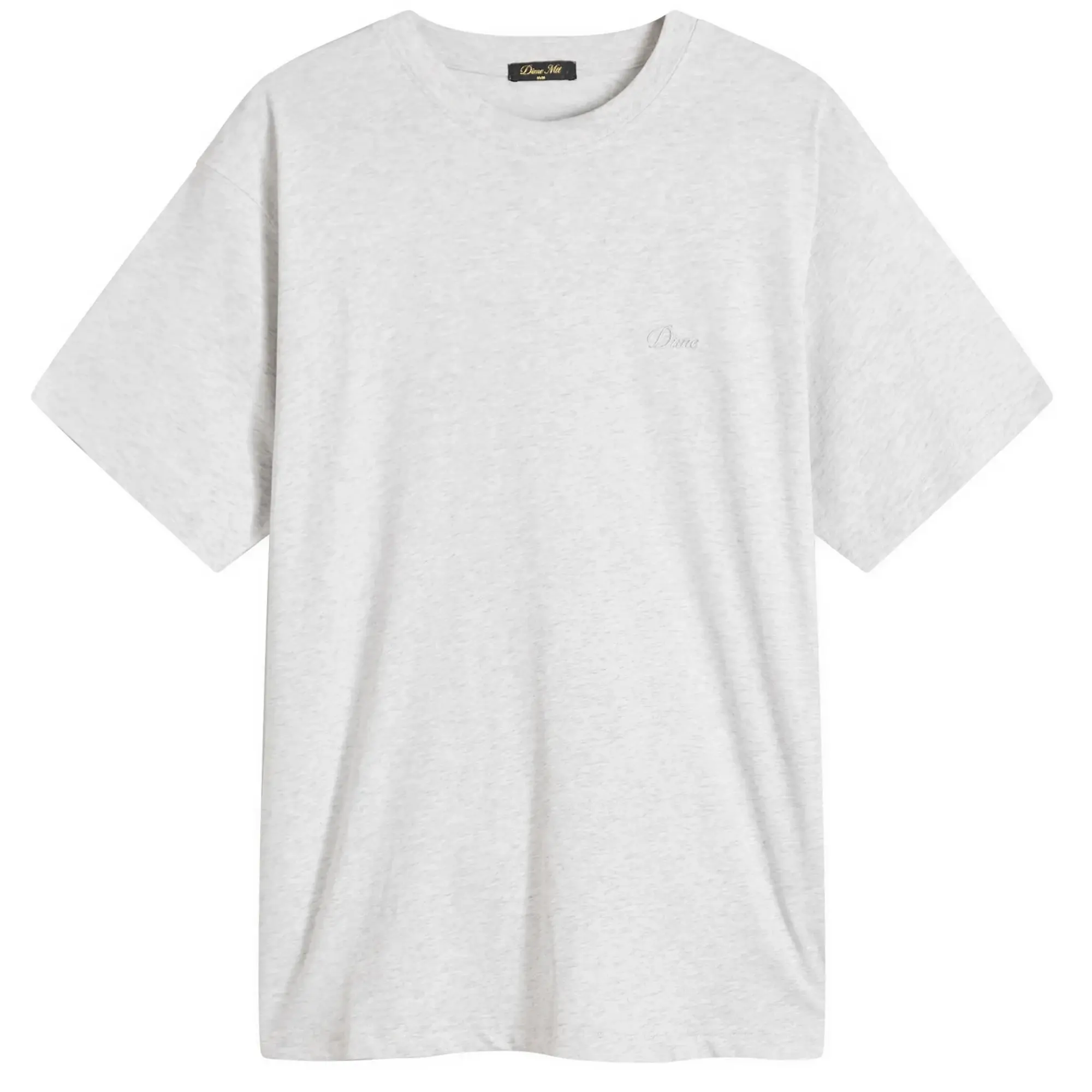 Dime Men's Cursive Small Logo T-Shirt Ash