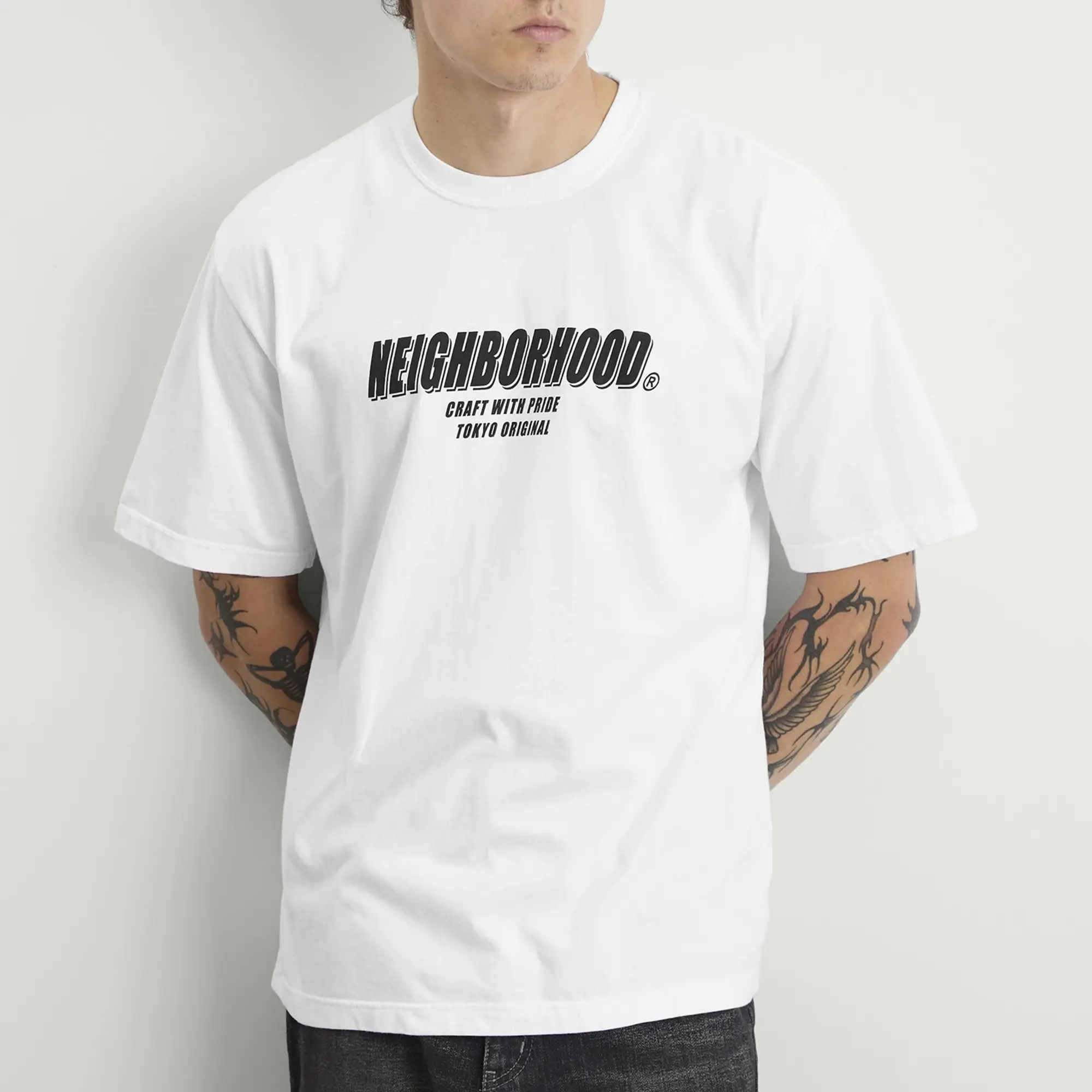 Neighborhood Men's SS-1 T-Shirt White