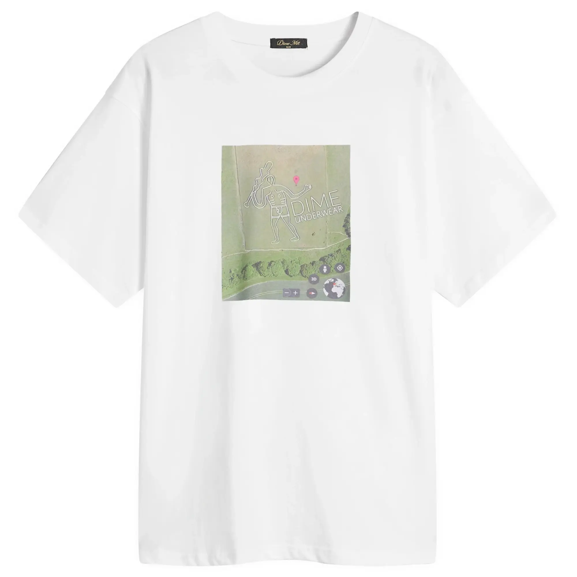 Dime Men's GPS T-Shirt White