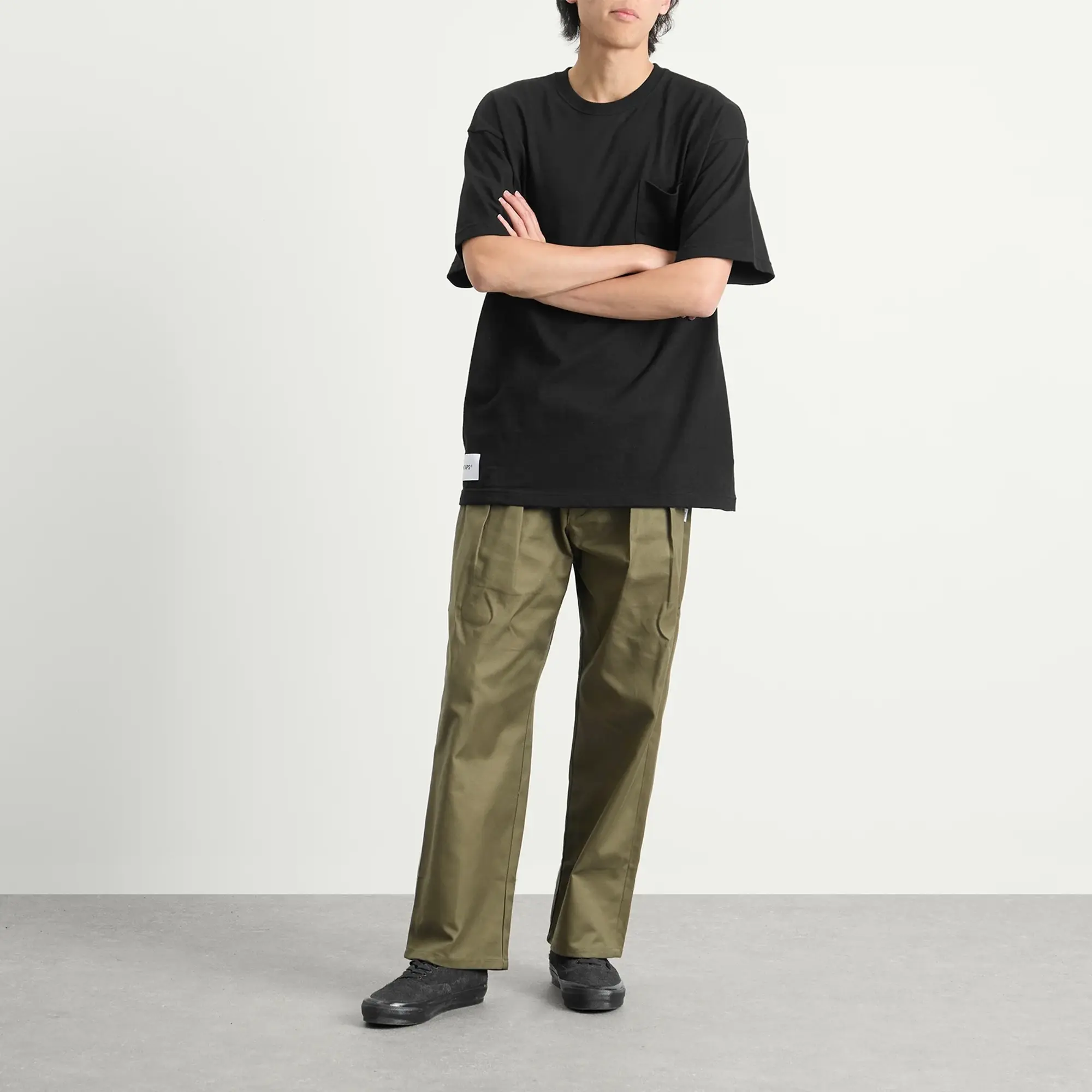 WTAPS Men's Pocket T-Shirt Black