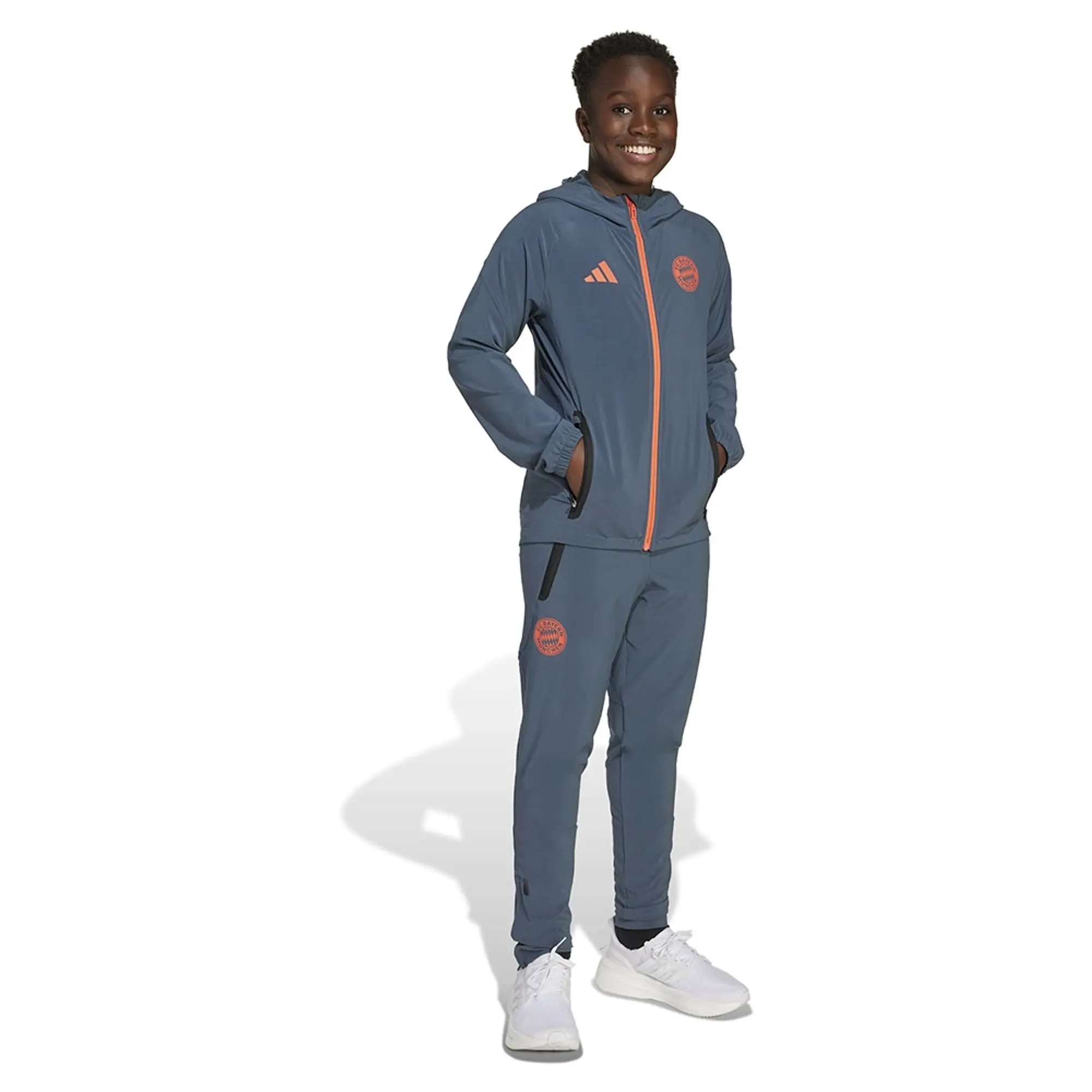 Adidas Fc Bayern Tiro 25/26 Competition Vis Tech Travel Junior Hoodie