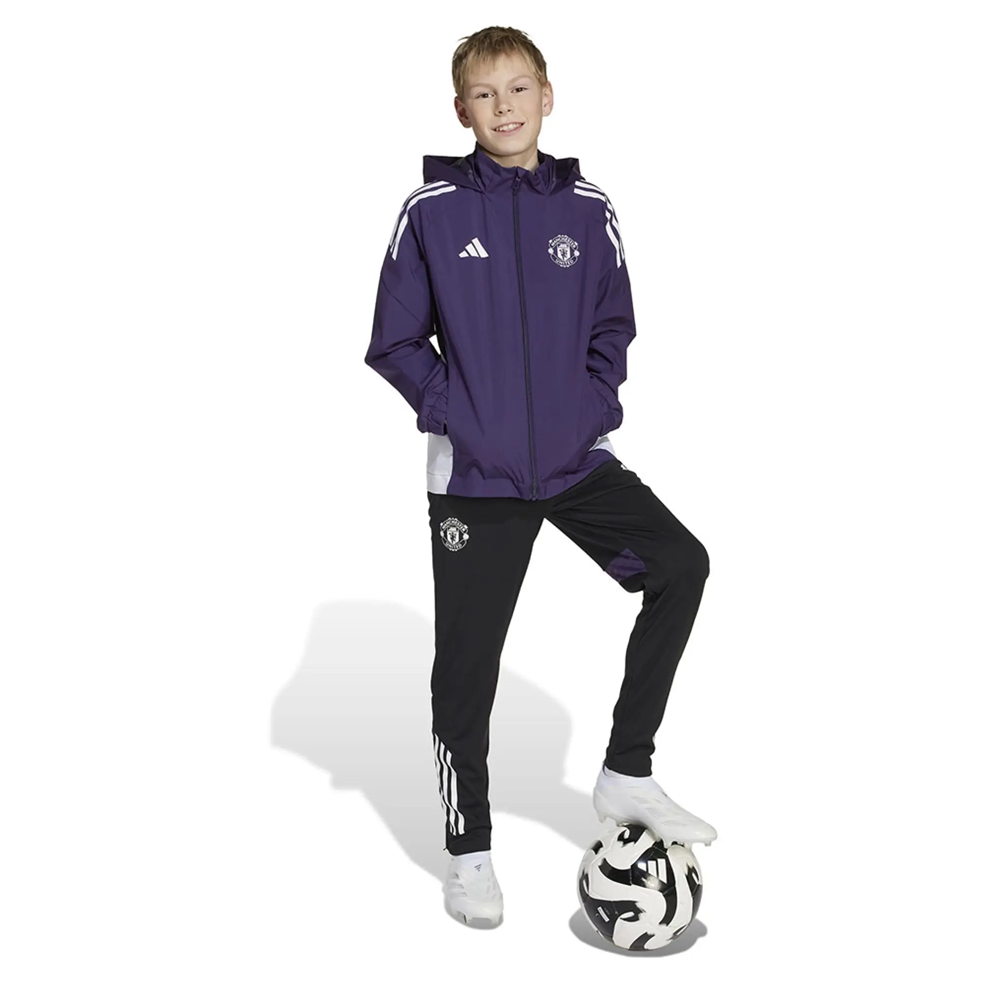 Manchester United Tiro 25 Competition All-Weather Jacket Kids