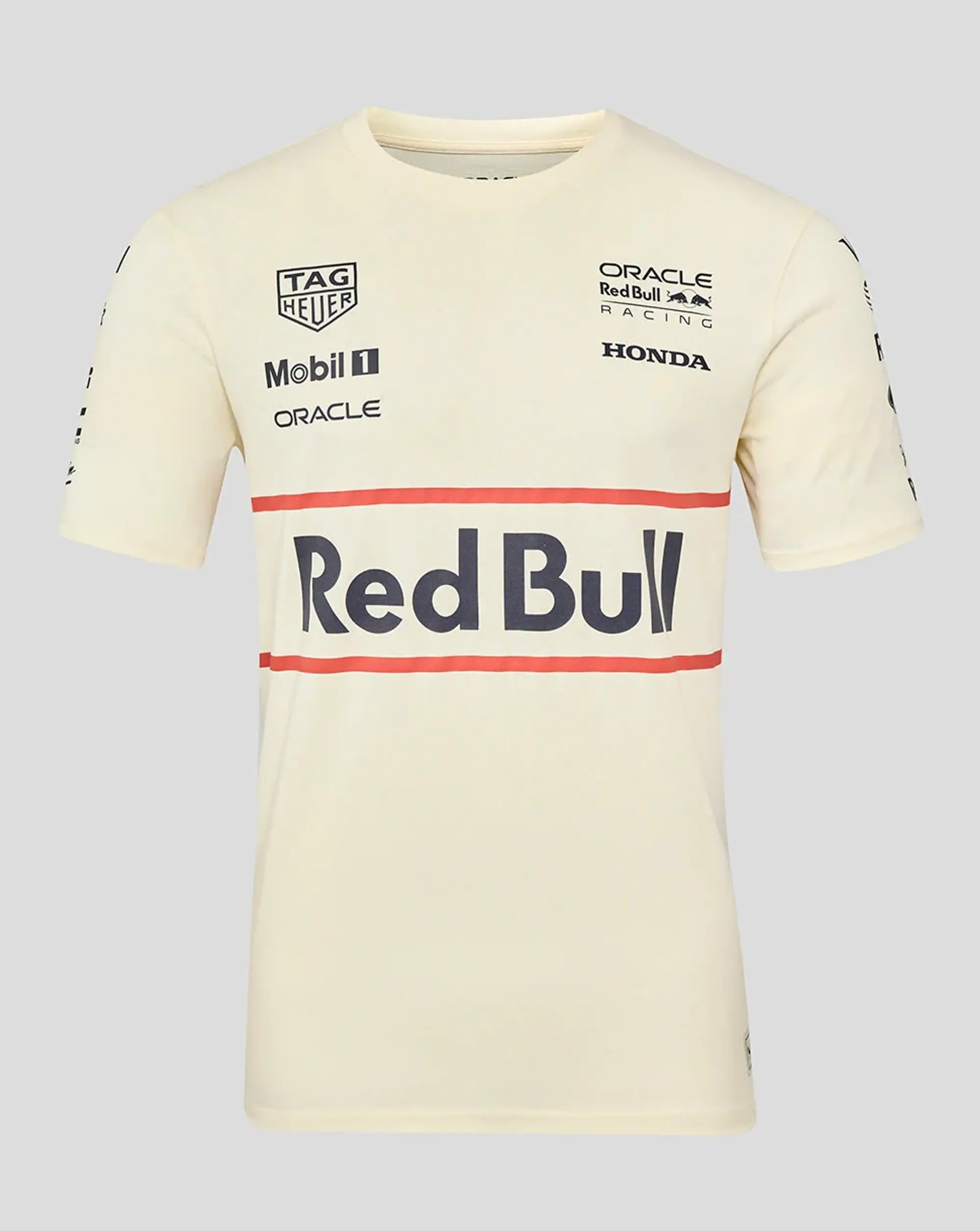 Castore Oracle Red Bull Racing Unisex Heritage Team T-shirt - Egret