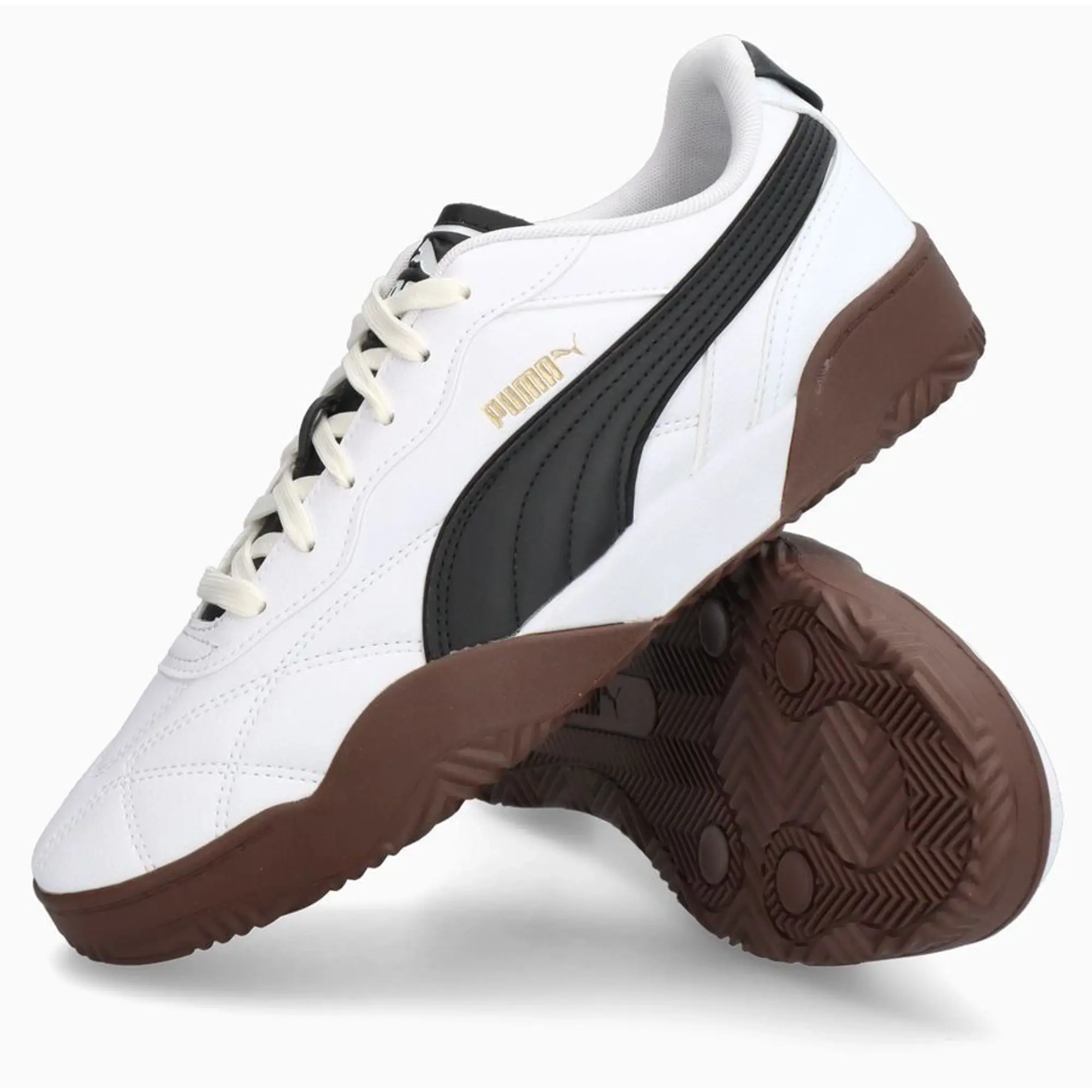 Puma Tifosi Puma White-Puma Black-Espresso Brown - ['White']