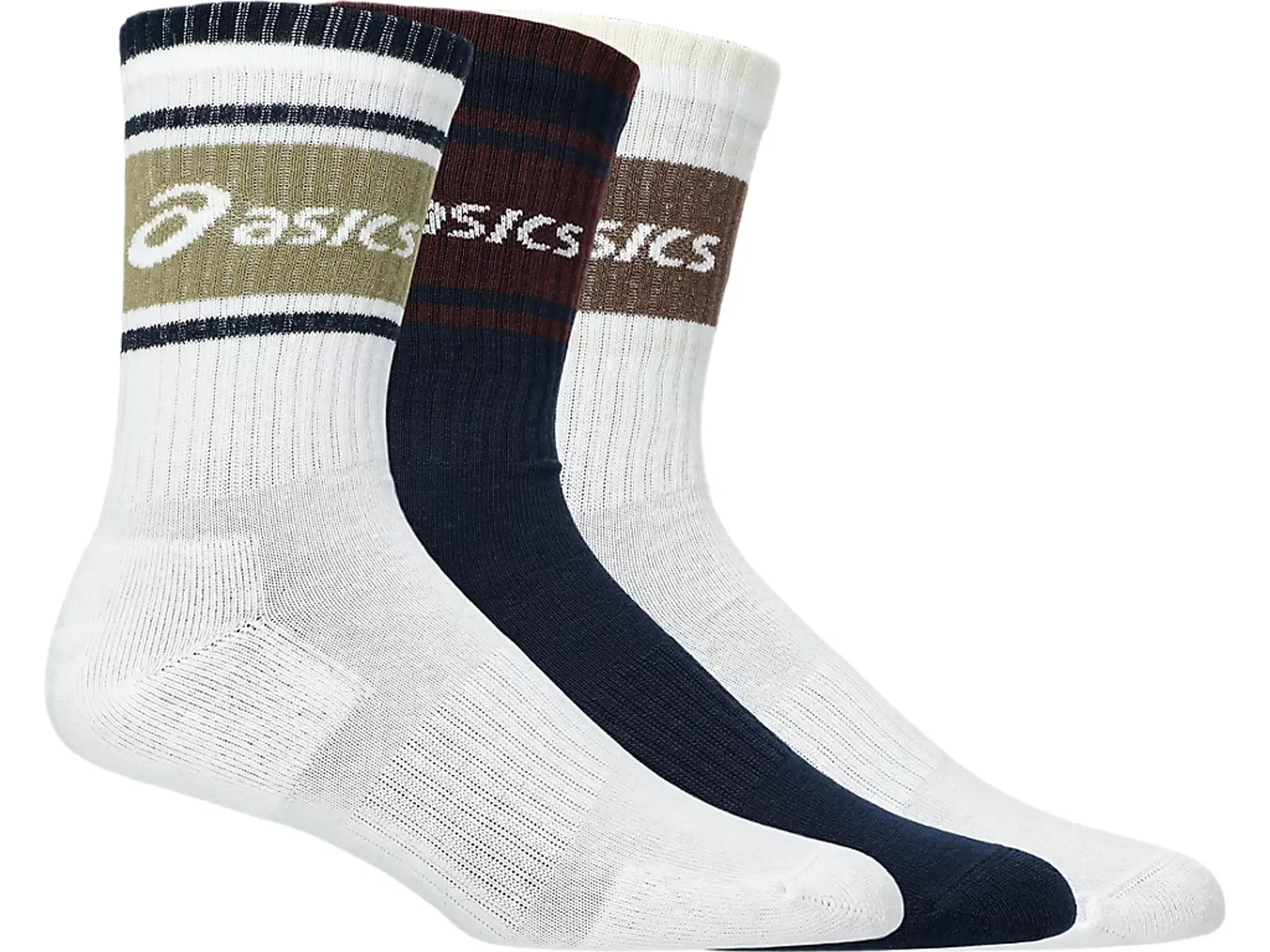 Asics 3 Pack Asics Logo Crew Sock