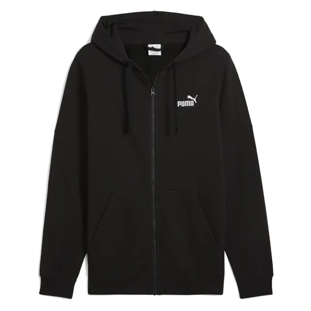 PUMA Essentials No. 1 Logo Full-Zip Hoodie Men, Black | 682586_01 ...