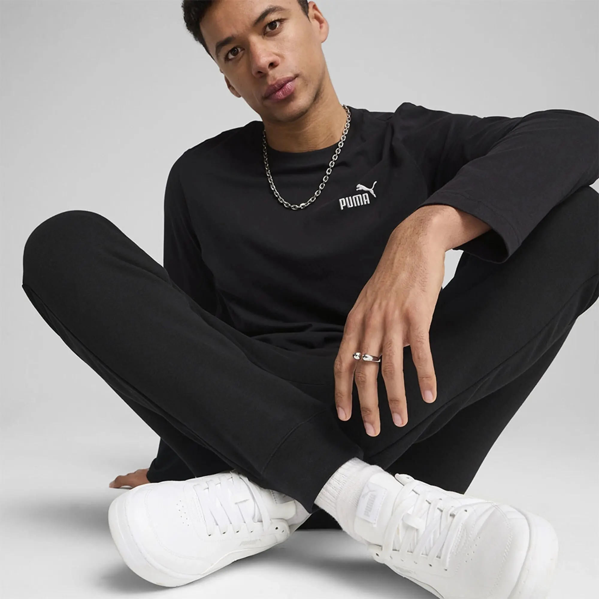 Puma Ess No 1 Logo Slim Fit Sweat Pants