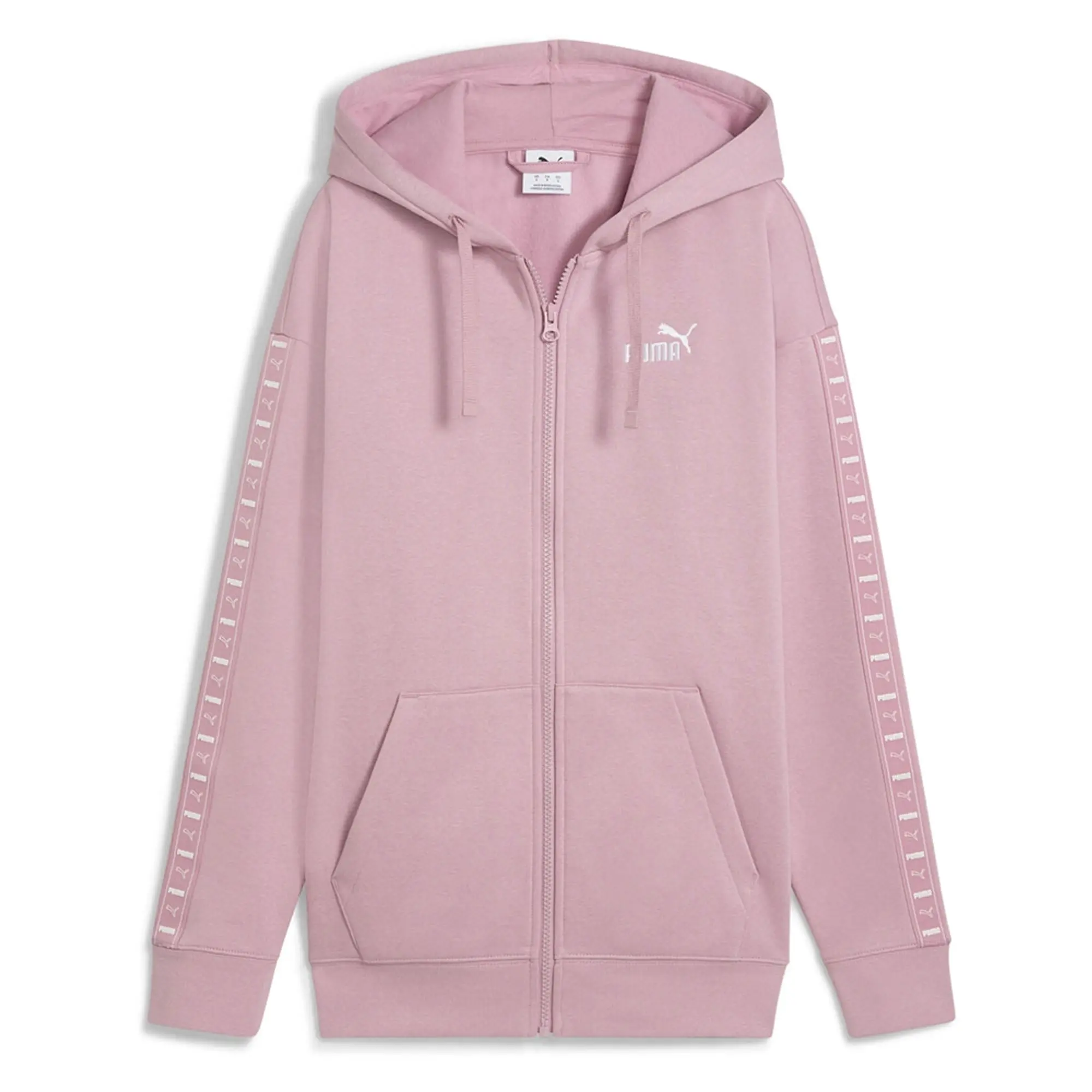Puma Ess Tape Relaxed Fit Full Zip Sweatshirt